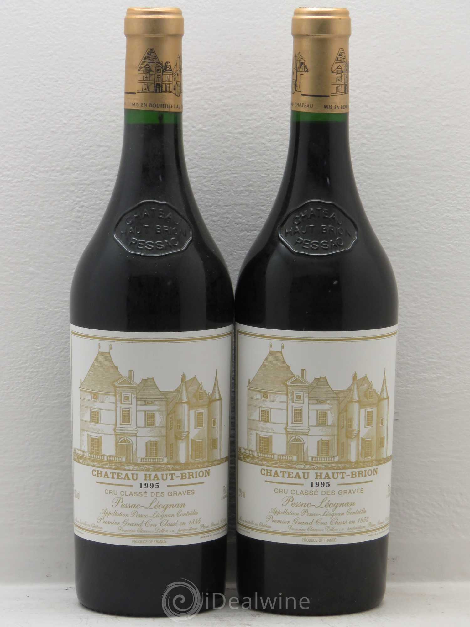 Château Haut Brion 1er Grand Cru Classé 1995 - Lot de 2 bouteilles - 0