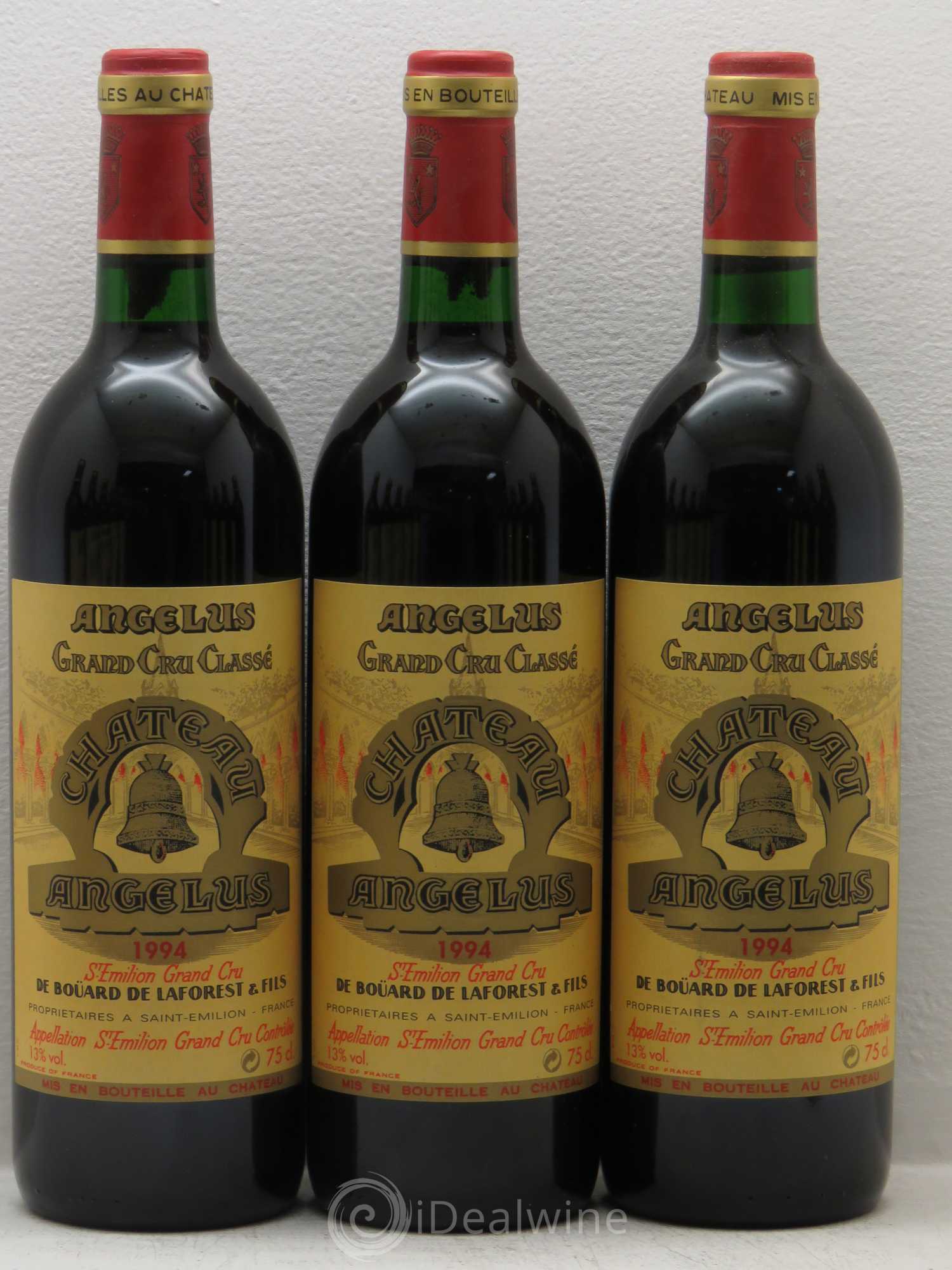 Château Angélus 1er Grand Cru Classé A 1994 - Lot de 12 bouteilles - 1