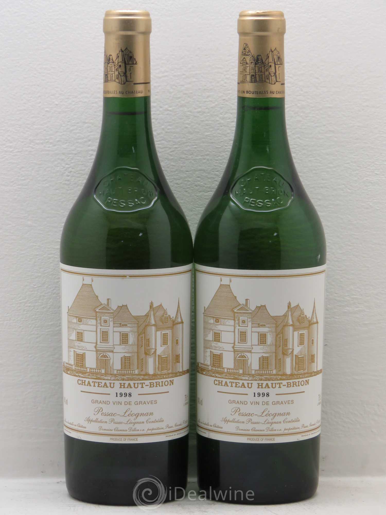 Château Haut Brion 1998 - Lot de 2 bouteilles - 0