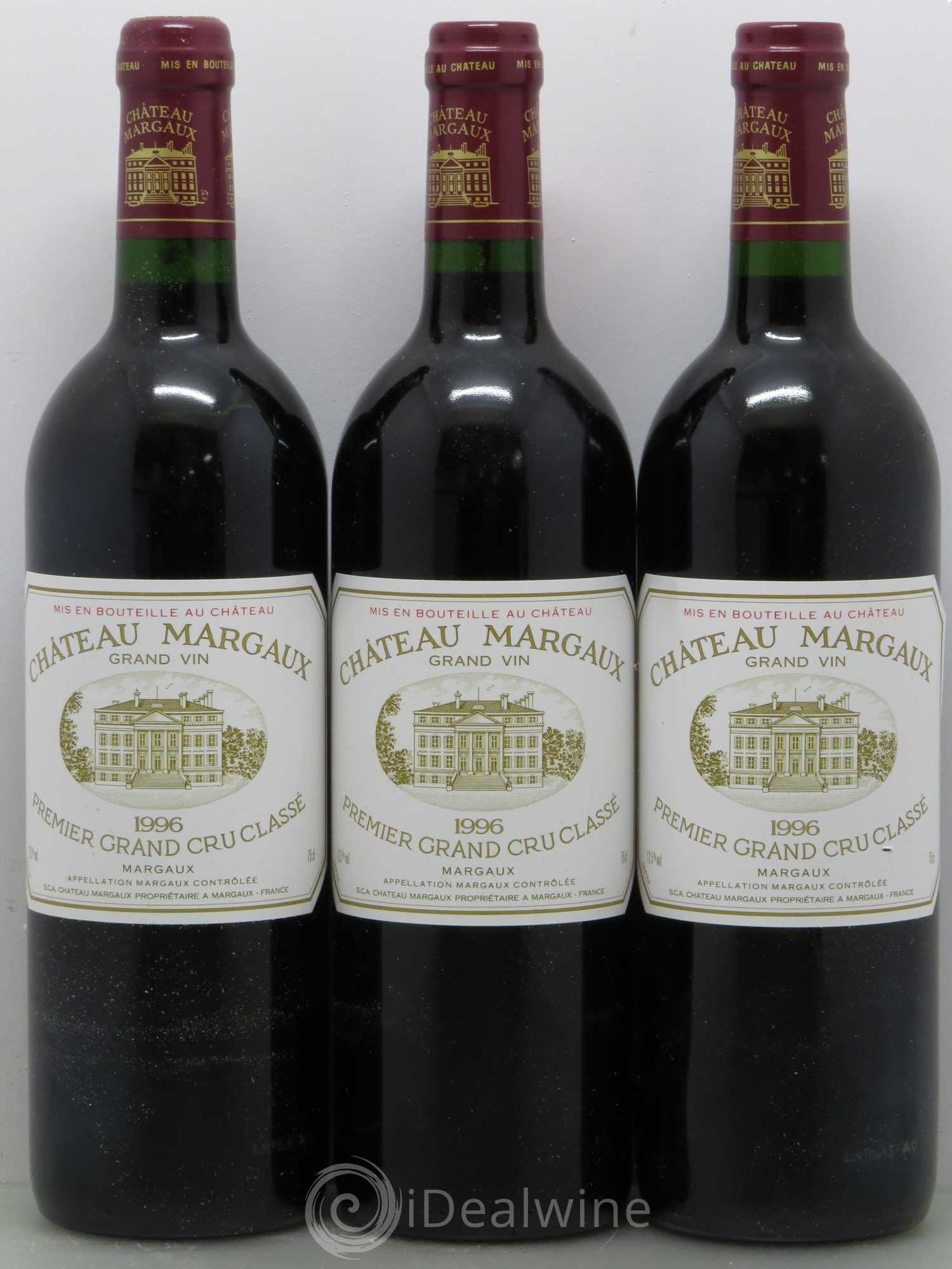 Château Margaux 1er Grand Cru Classé 1996 - Lot de 12 bouteilles - 1