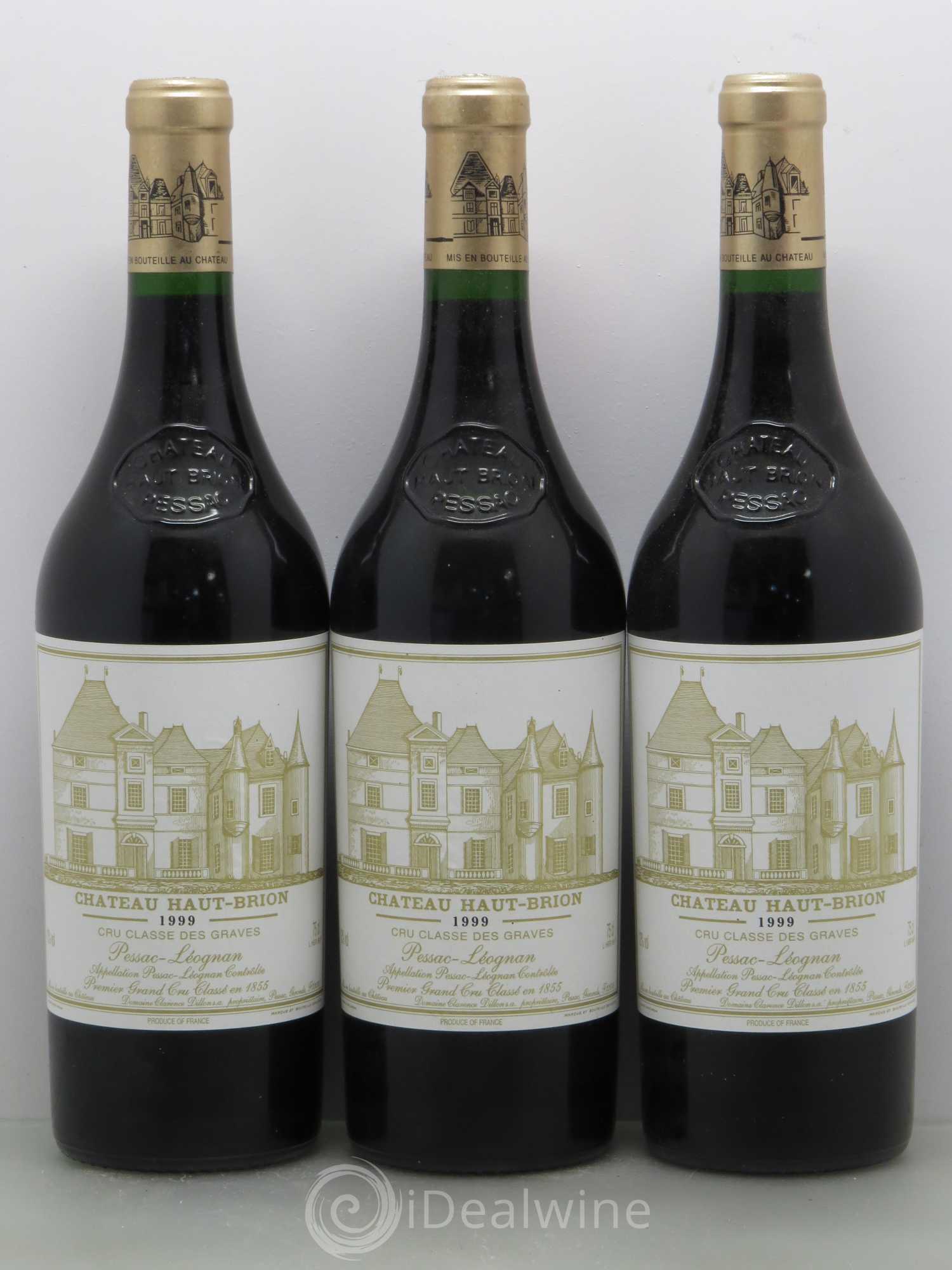 Château Haut Brion 1er Grand Cru Classé 1999 - Lot de 12 bouteilles - 1