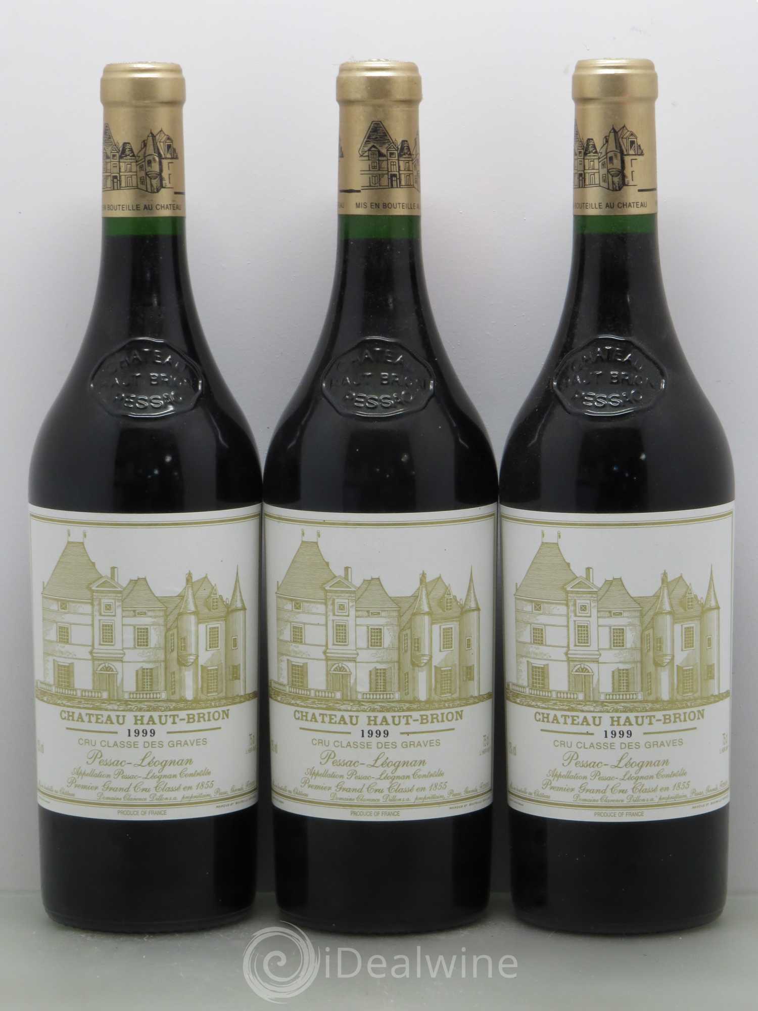 Château Haut Brion 1er Grand Cru Classé 1999 - Lot de 12 bouteilles - 2