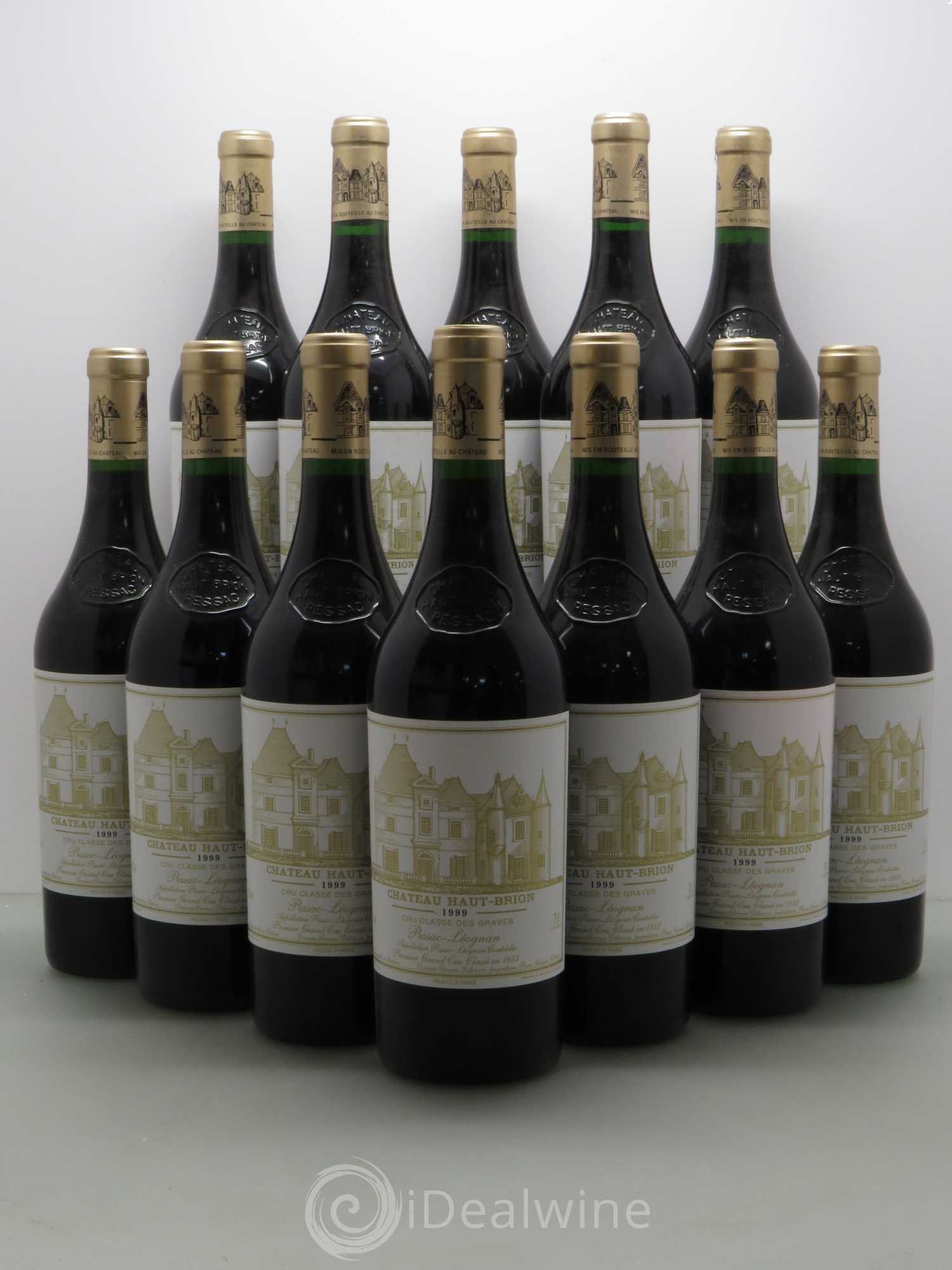 Château Haut Brion 1er Grand Cru Classé 1999 - Lot de 12 bouteilles - 0