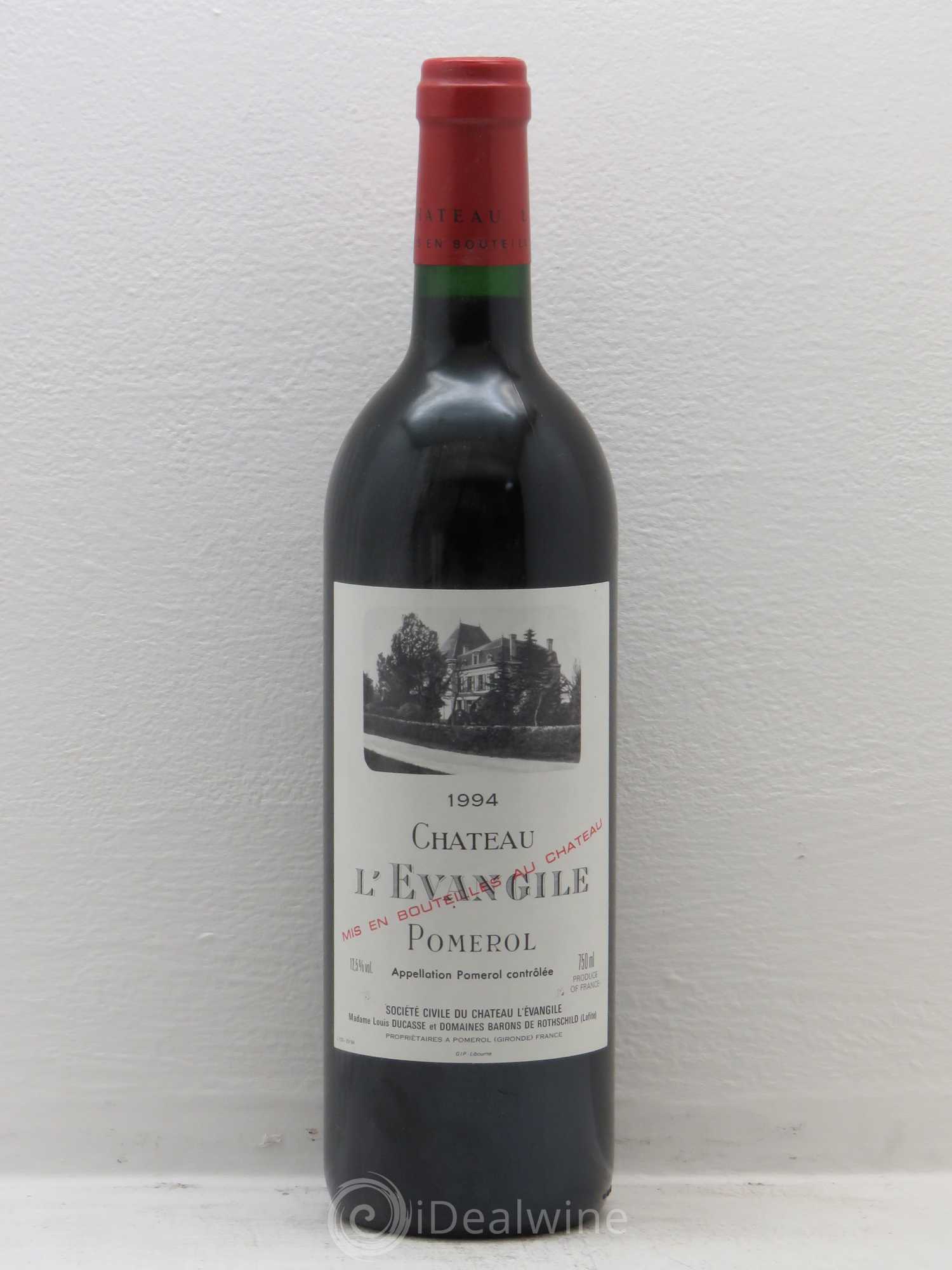 Château l' Évangile 1994 - Lot de 6 bouteilles - 0