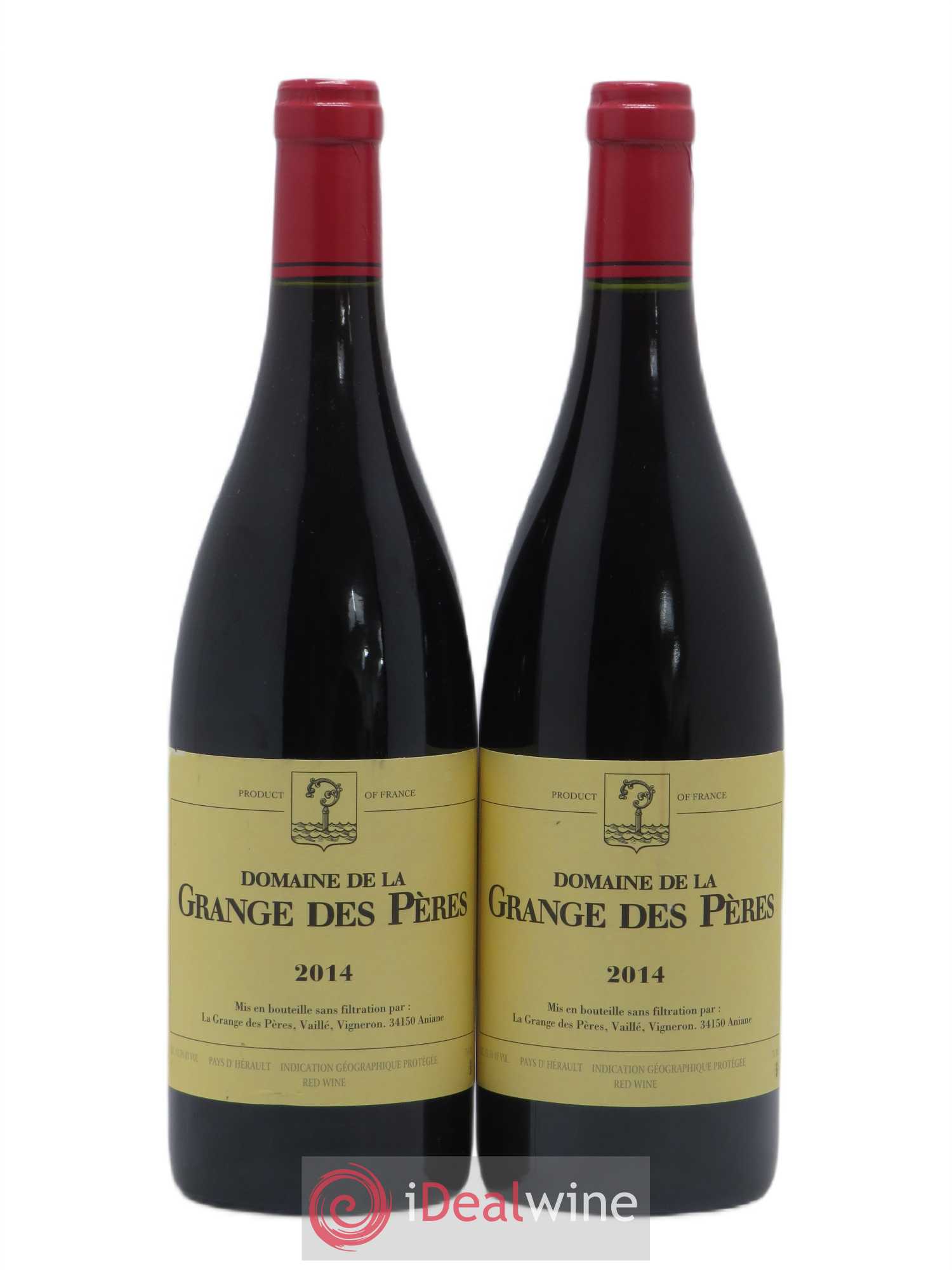 Pays d'Hérault Grange des Pères Laurent Vaillé 2014 - Lot de 2 bouteilles - 0