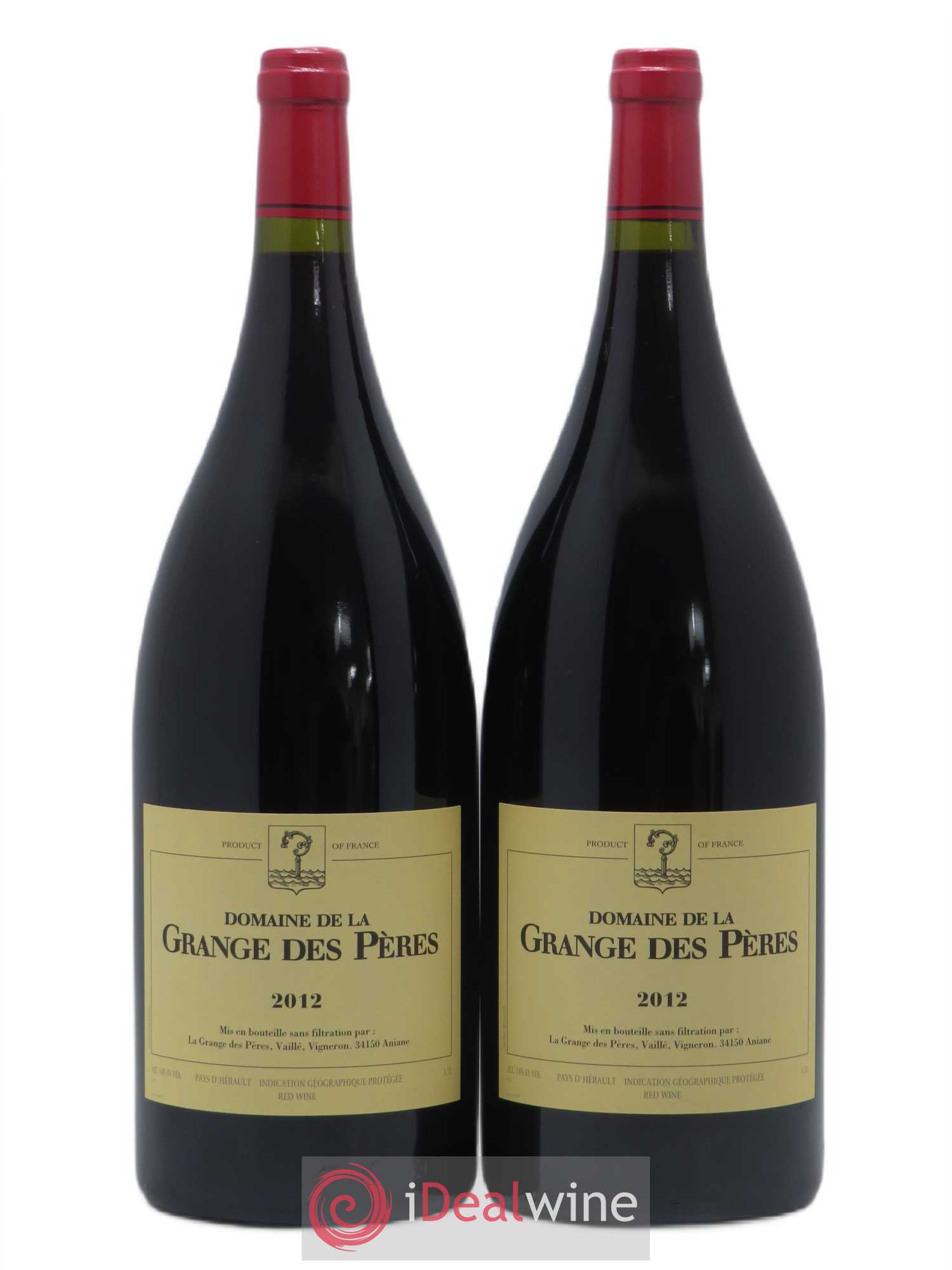 Pays d'Hérault Grange des Pères Laurent Vaillé 2012 - Lot de 2 magnums - 0