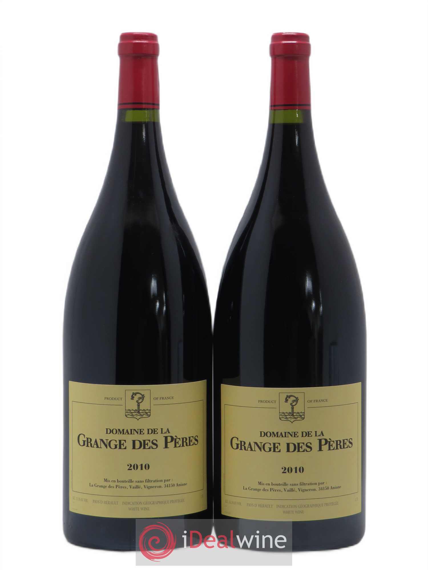 Pays d'Hérault Grange des Pères Laurent Vaillé 2010 - Lot de 2 magnums - 0