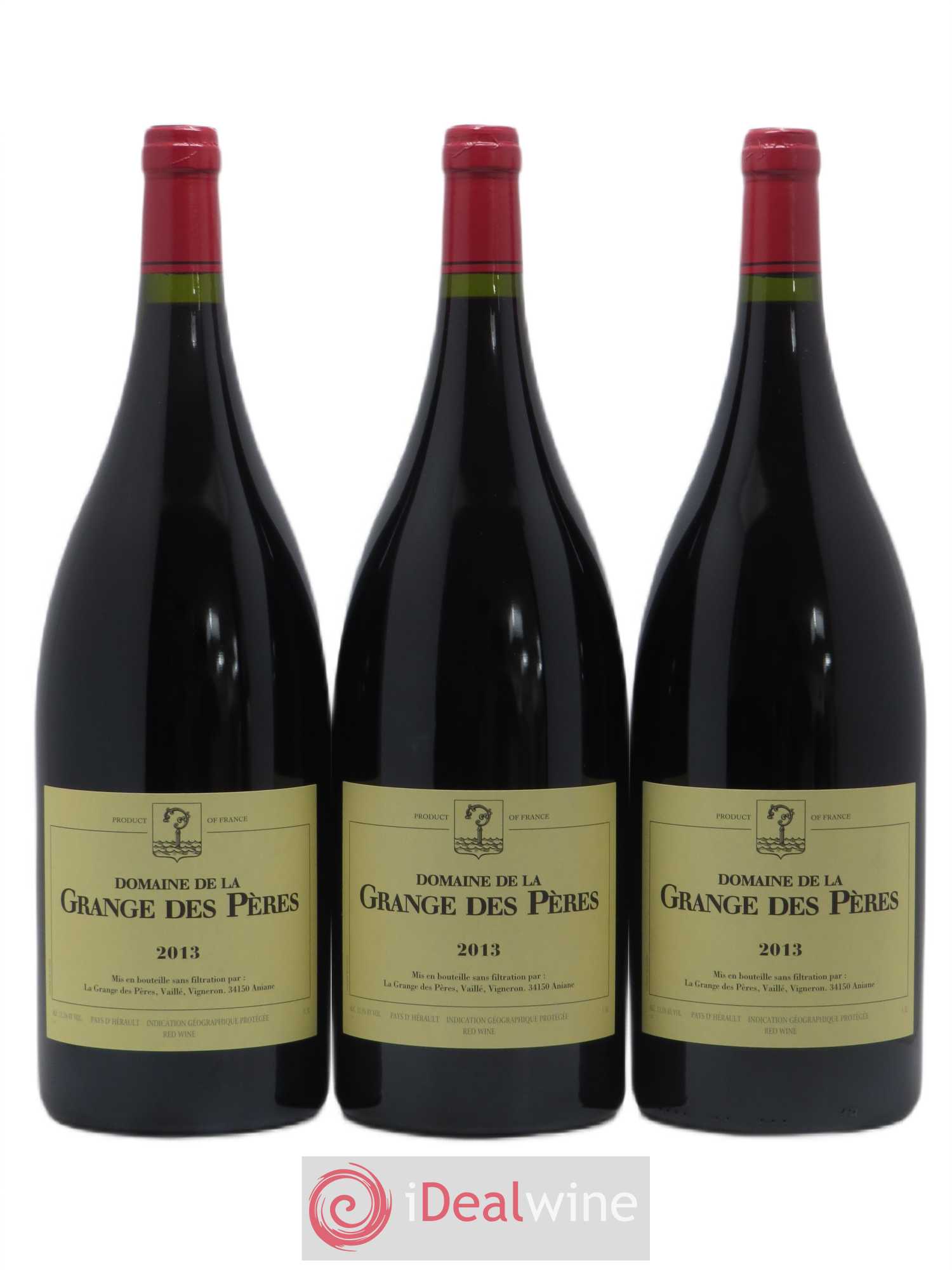 Pays d'Hérault Grange des Pères Laurent Vaillé 2013 - Lot de 3 magnums - 0