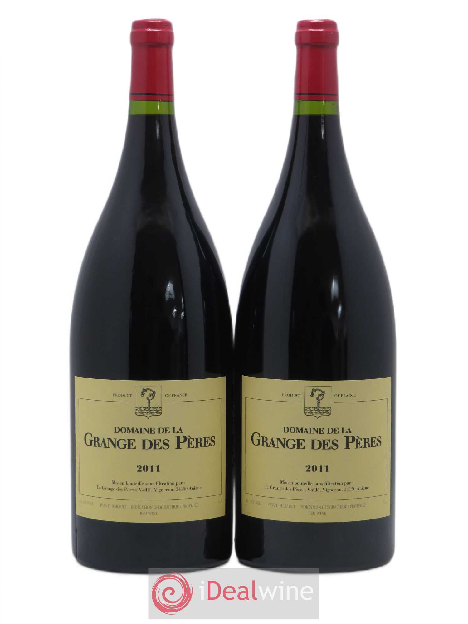 Pays d'Hérault Grange des Pères Laurent Vaillé 2011 - Lot de 2 magnums - 0