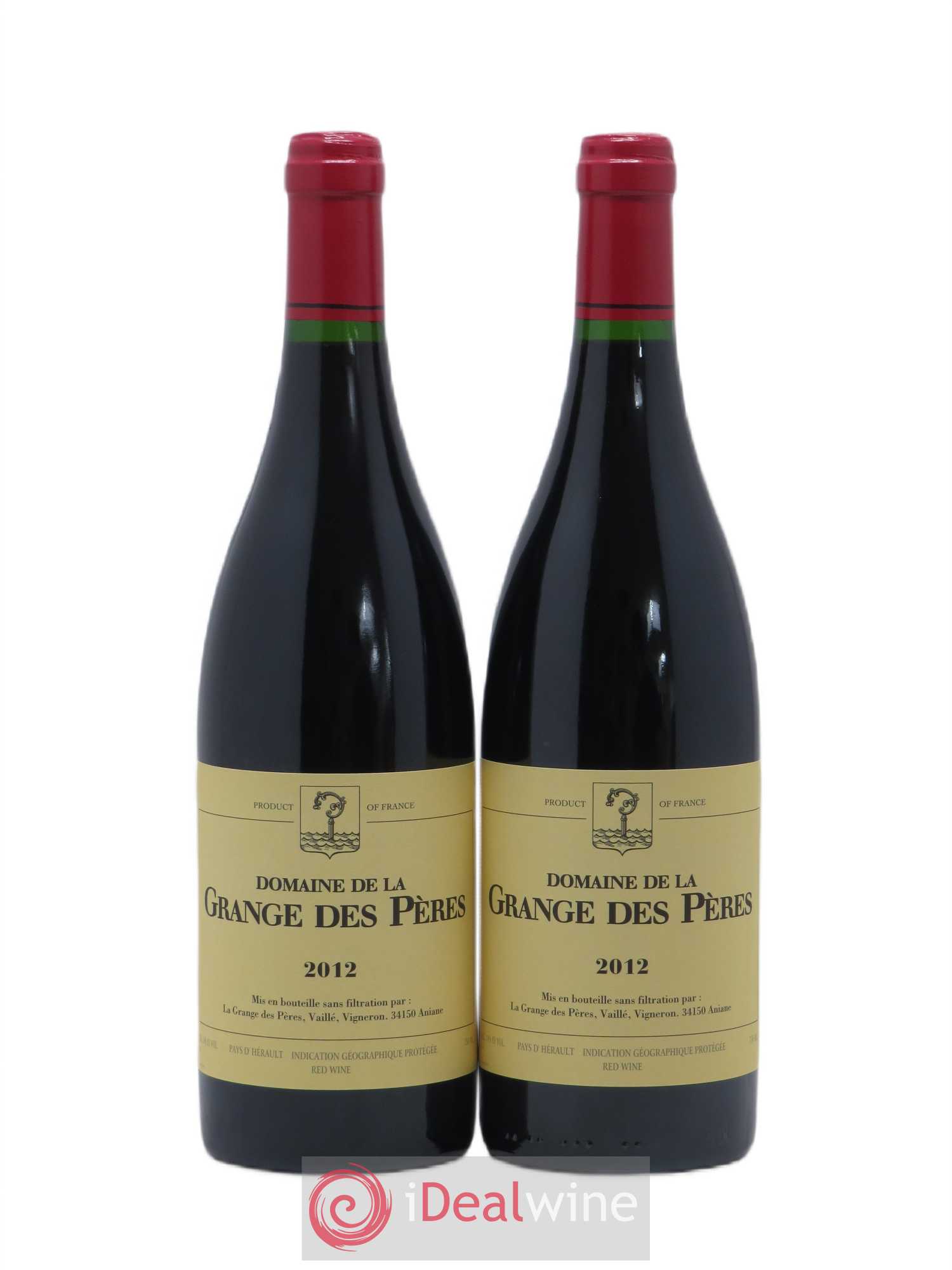 Pays d'Hérault Grange des Pères Laurent Vaillé 2012 - Lot de 2 bouteilles - 0