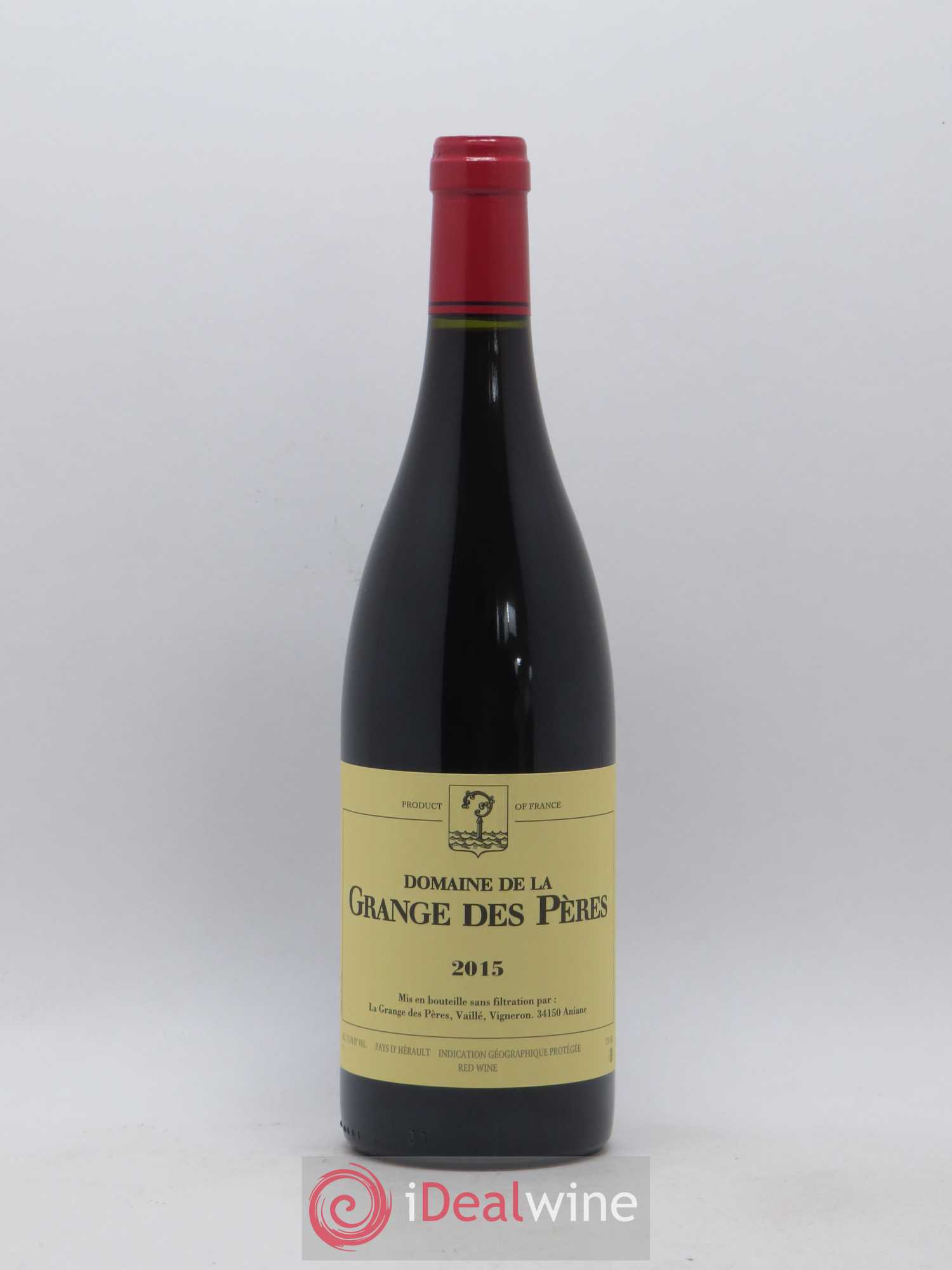 Pays d'Hérault Grange des Pères Laurent Vaillé 2015 - Lot de 1 bouteille - 0