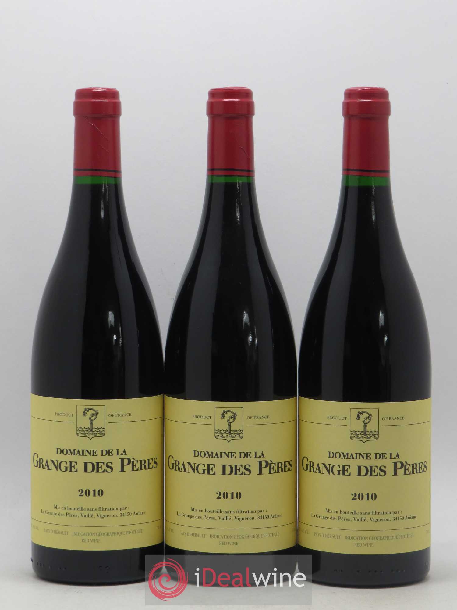 Pays d'Hérault Grange des Pères Laurent Vaillé 2010 - Lot de 6 bouteilles - 1