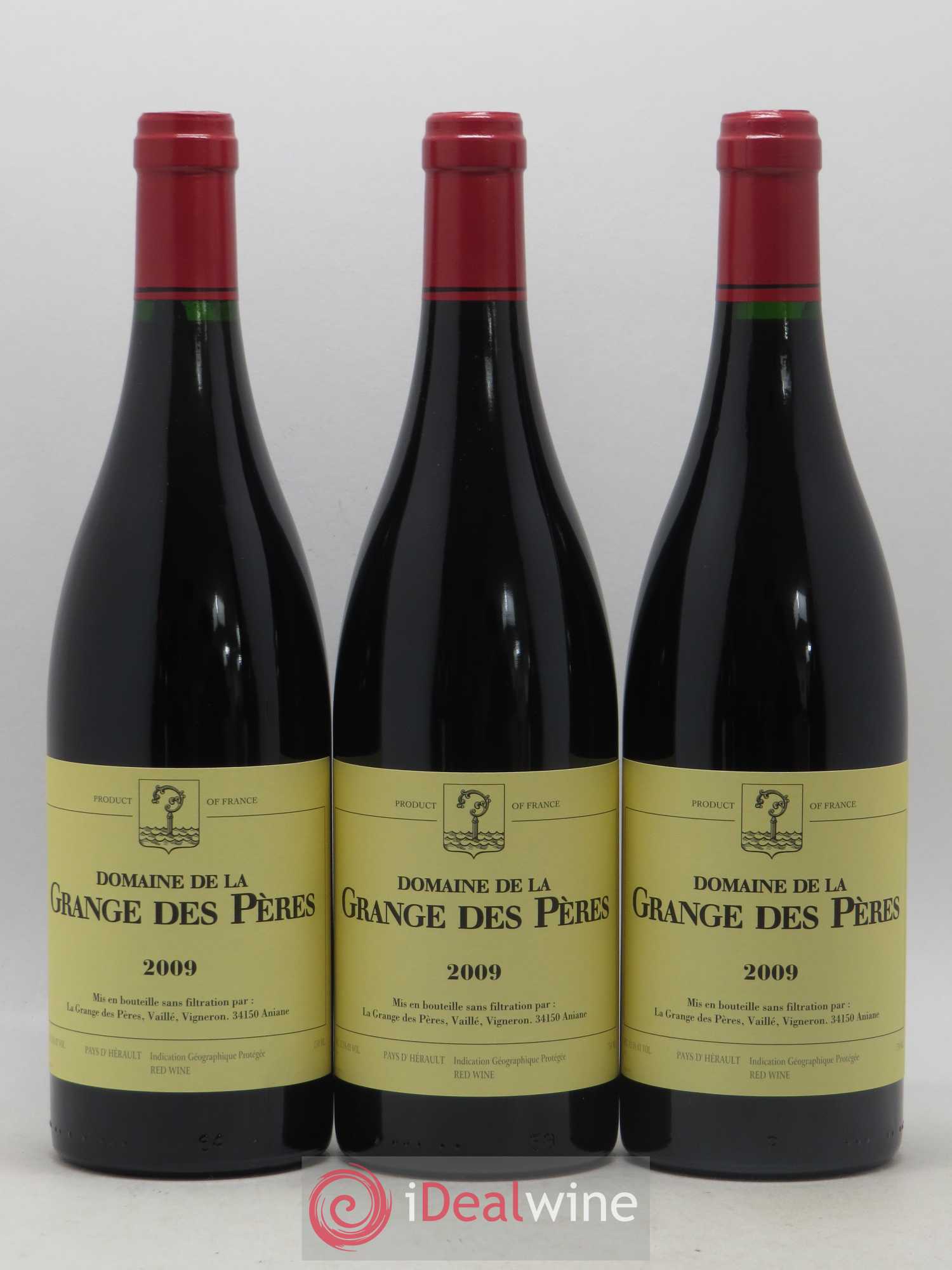 Pays d'Hérault Grange des Pères Laurent Vaillé 2009 - Lot de 6 bouteilles - 1