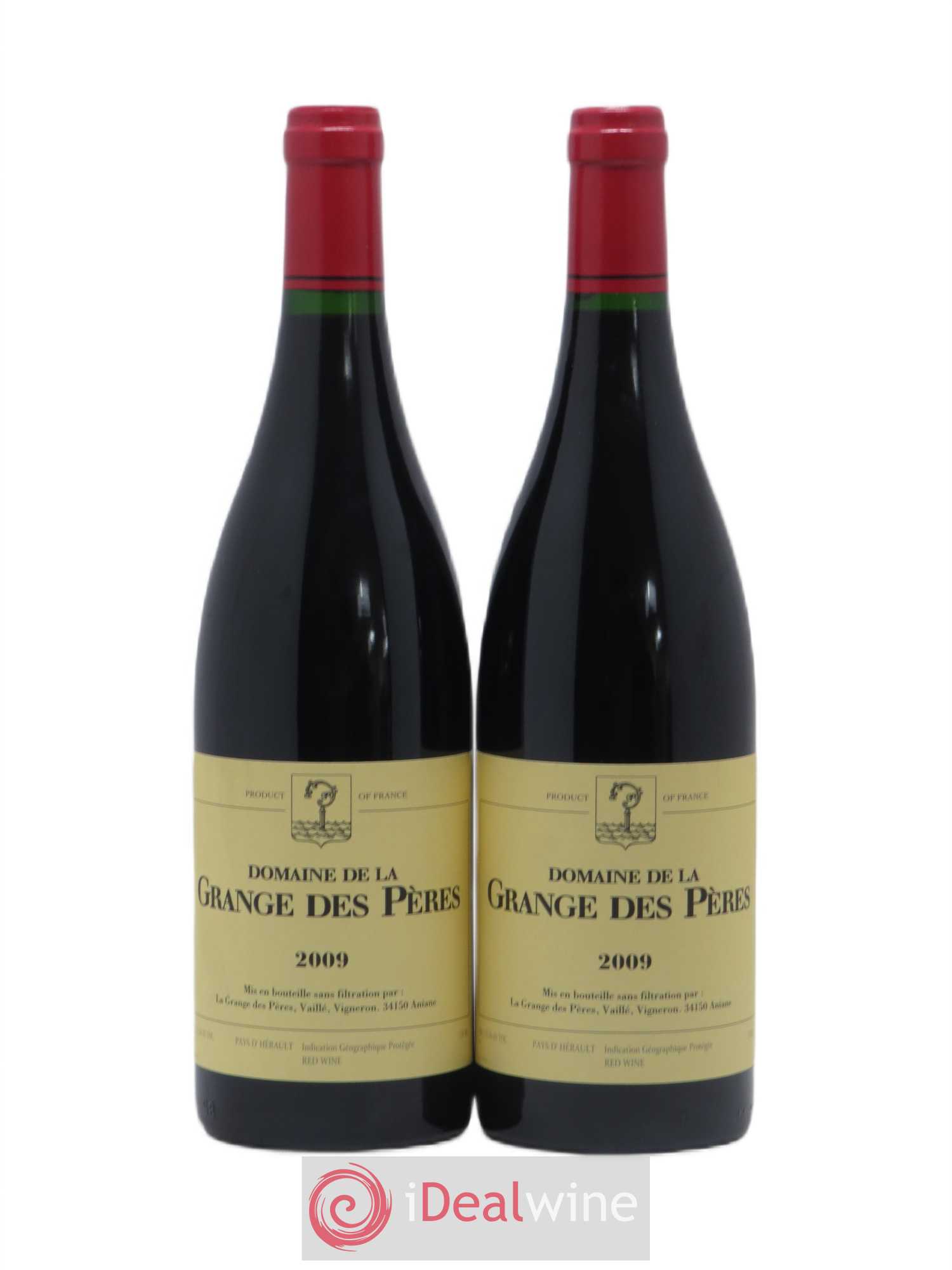 Pays d'Hérault Grange des Pères Laurent Vaillé 2009 - Lot de 2 bouteilles - 0