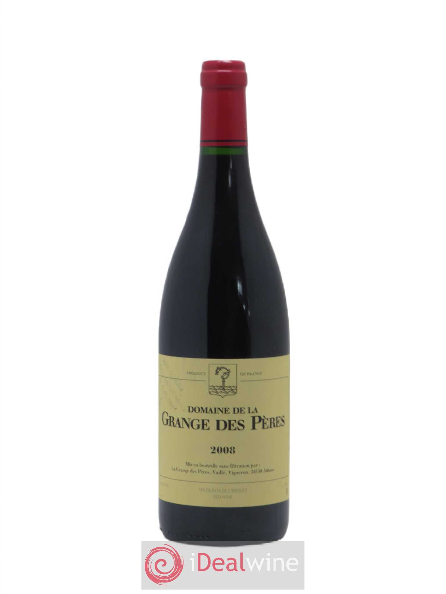 Pays d'Hérault Grange des Pères Laurent Vaillé 2008 - Lot de 1 bouteille - 0