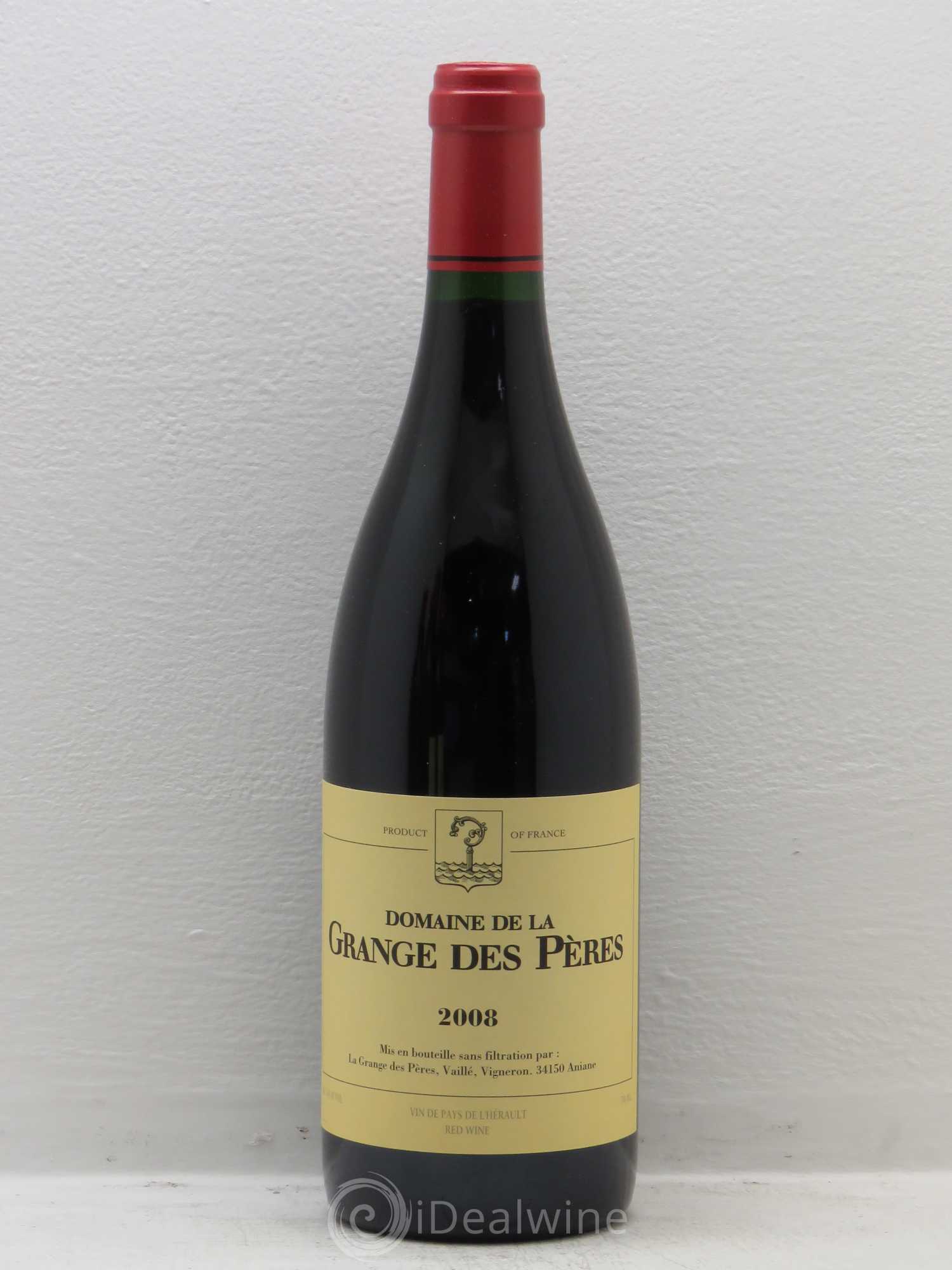 Pays d'Hérault Grange des Pères Laurent Vaillé 2008 - Lot de 6 bouteilles - 0
