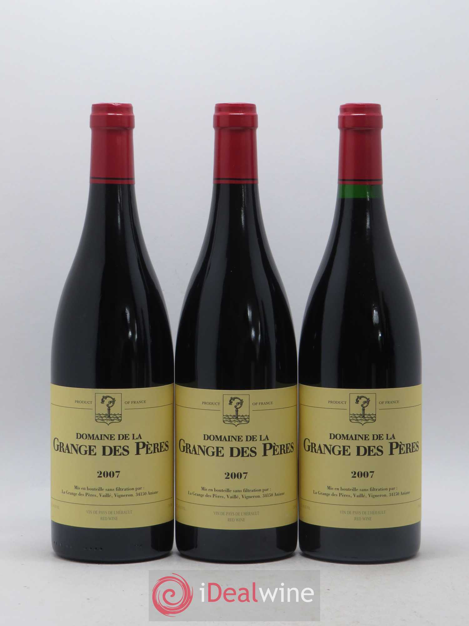 Pays d'Hérault Grange des Pères Laurent Vaillé 2007 - Lot de 6 bouteilles - 2