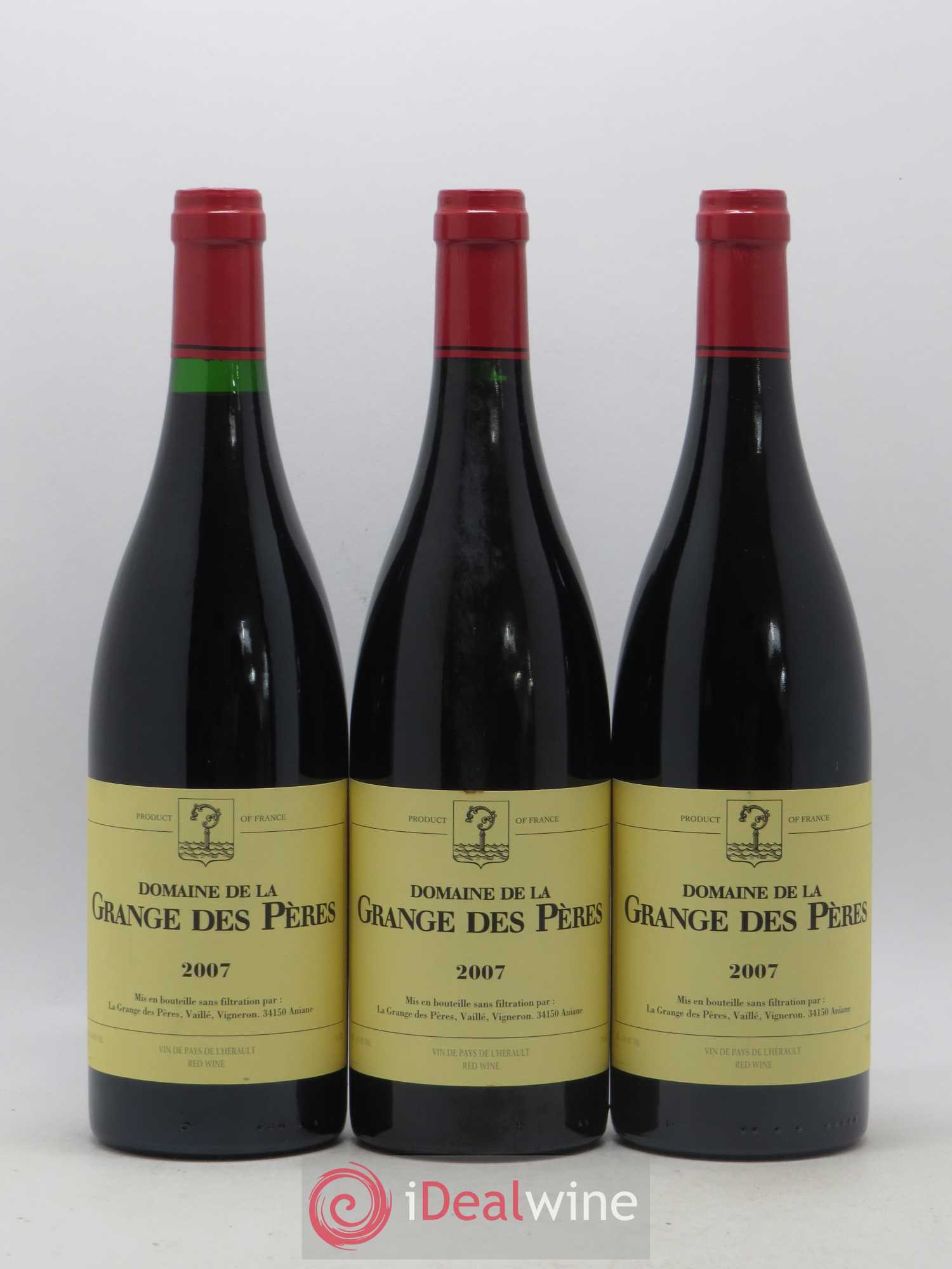 Pays d'Hérault Grange des Pères Laurent Vaillé 2007 - Lot de 6 bouteilles - 1