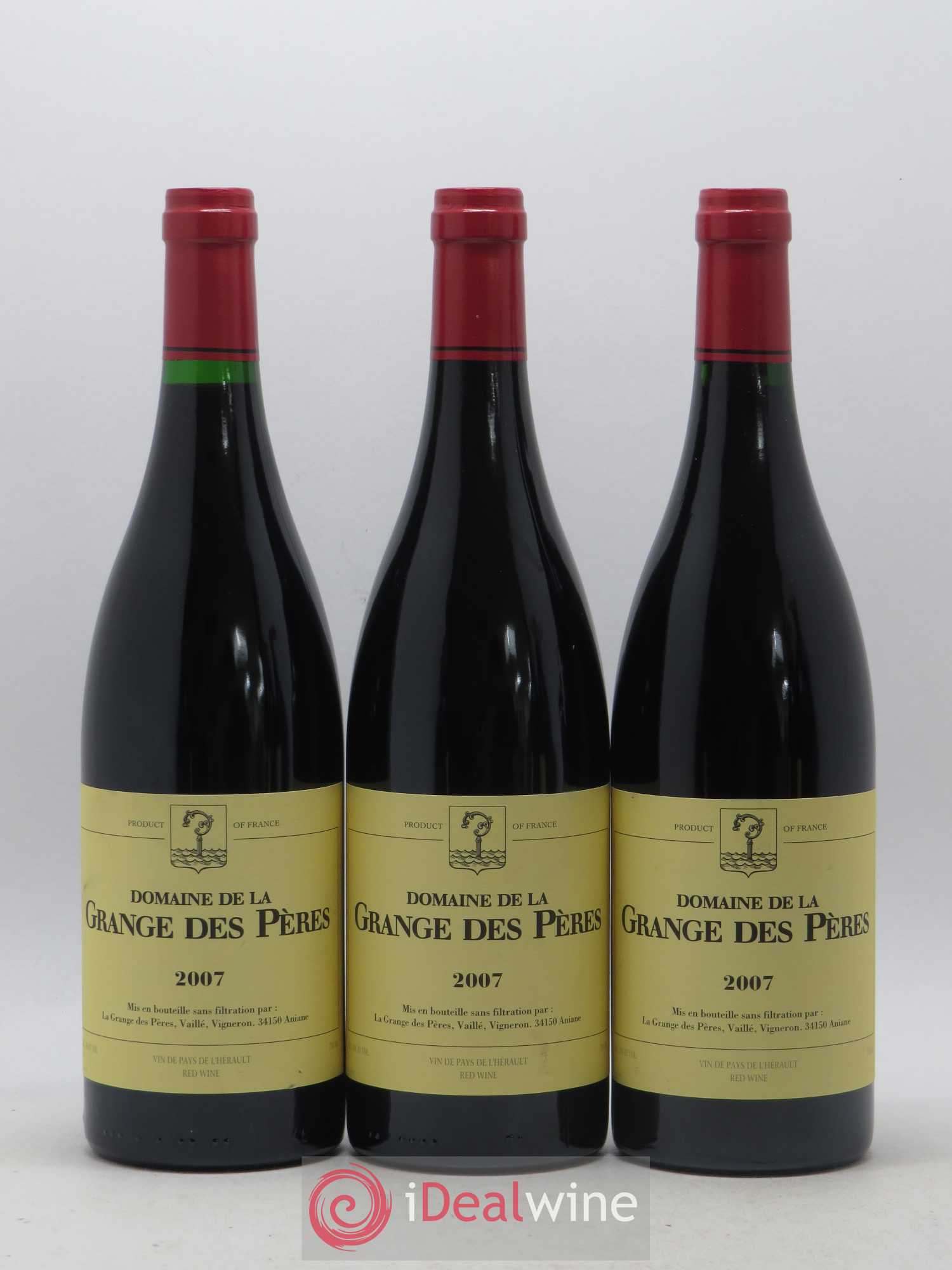 Pays d'Hérault Grange des Pères Laurent Vaillé 2007 - Lot de 6 bouteilles - 2