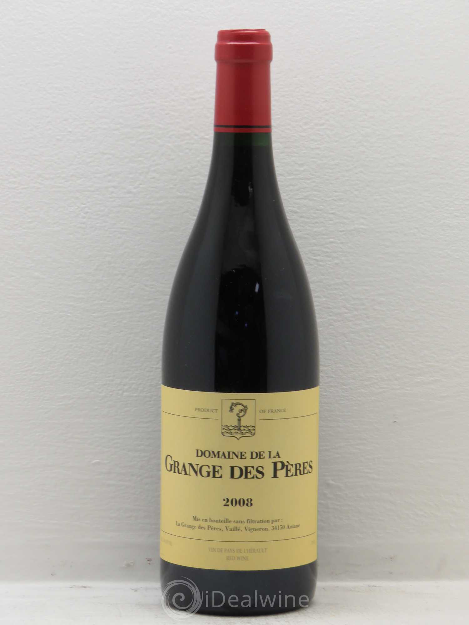 Pays d'Hérault Grange des Pères Laurent Vaillé 2008 - Lot de 1 bouteille - 0