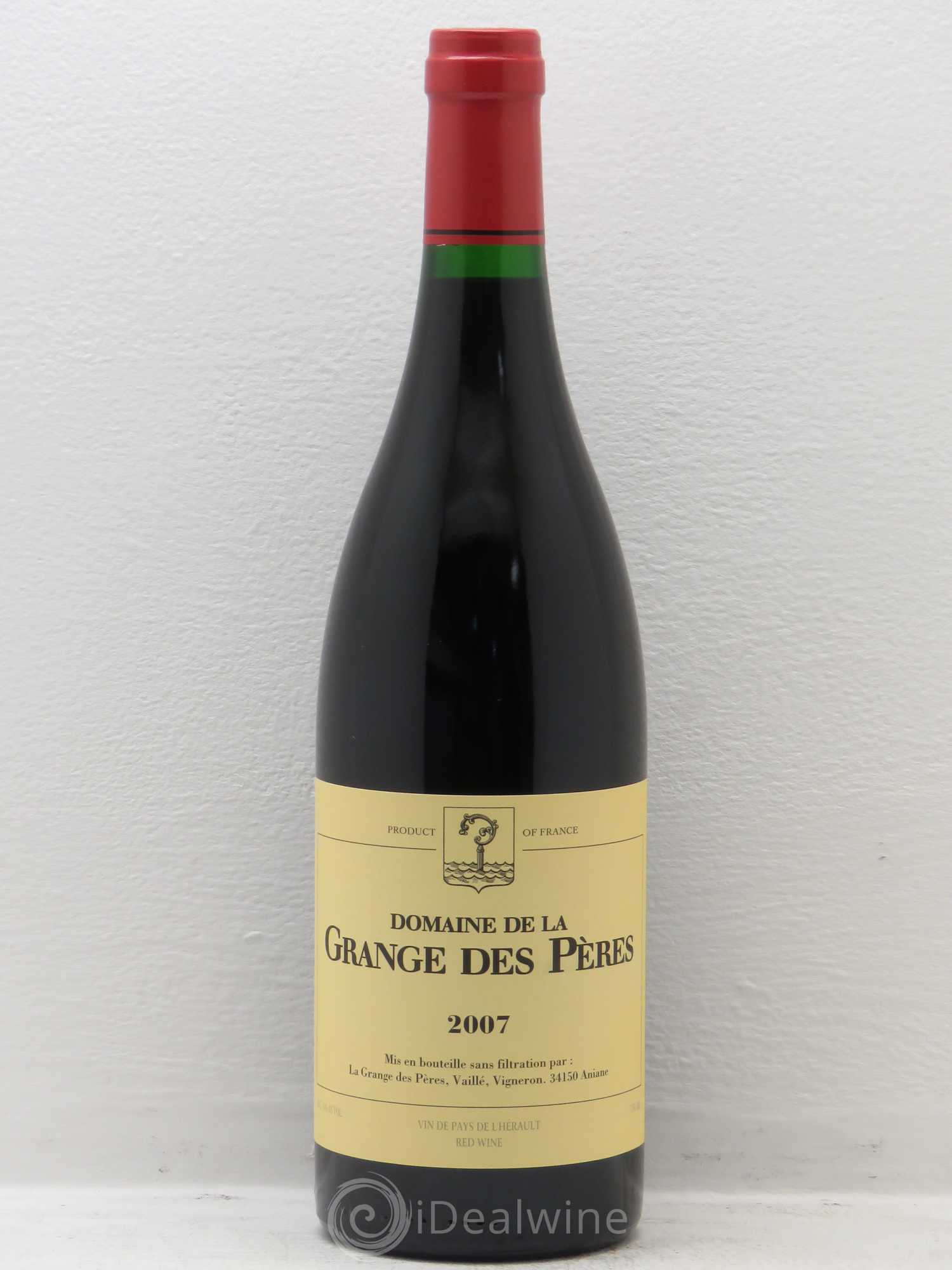Pays d'Hérault Grange des Pères Laurent Vaillé 2007 - Lot de 1 bouteille - 0