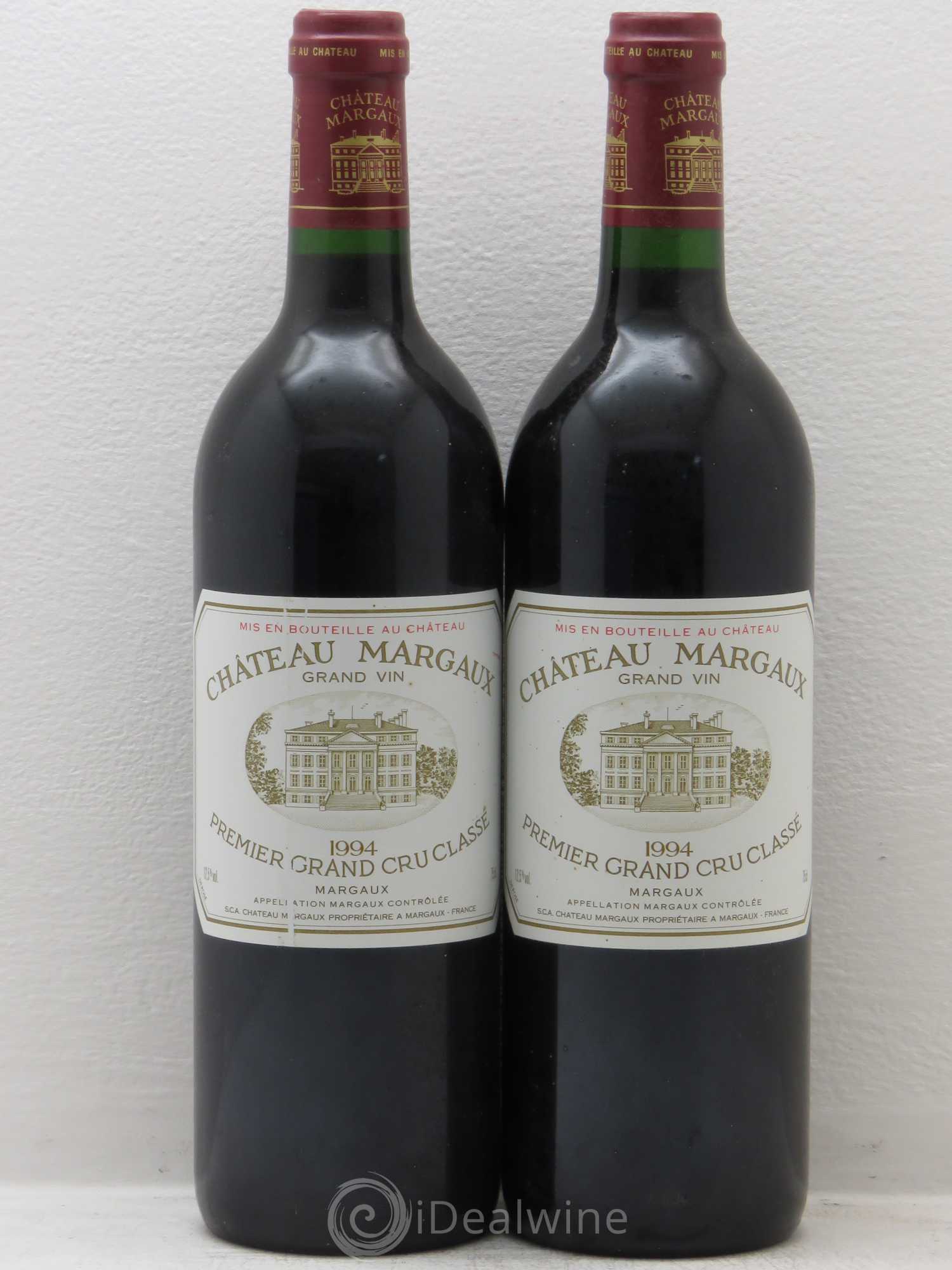 Château Margaux 1er Grand Cru Classé 1994 - Lot de 2 bouteilles - 0
