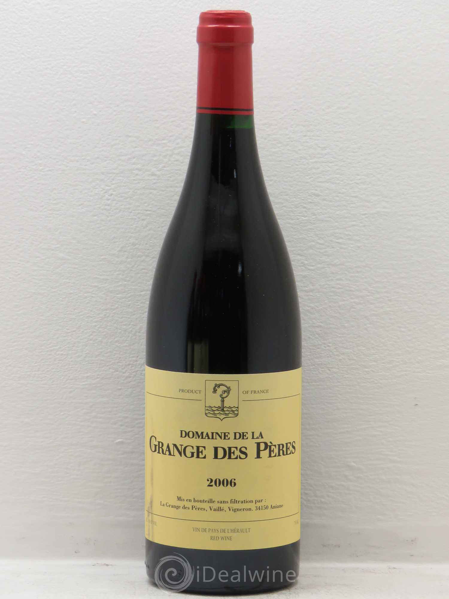 Pays d'Hérault Grange des Pères Laurent Vaillé 2006 - Lot de 6 bouteilles - 0