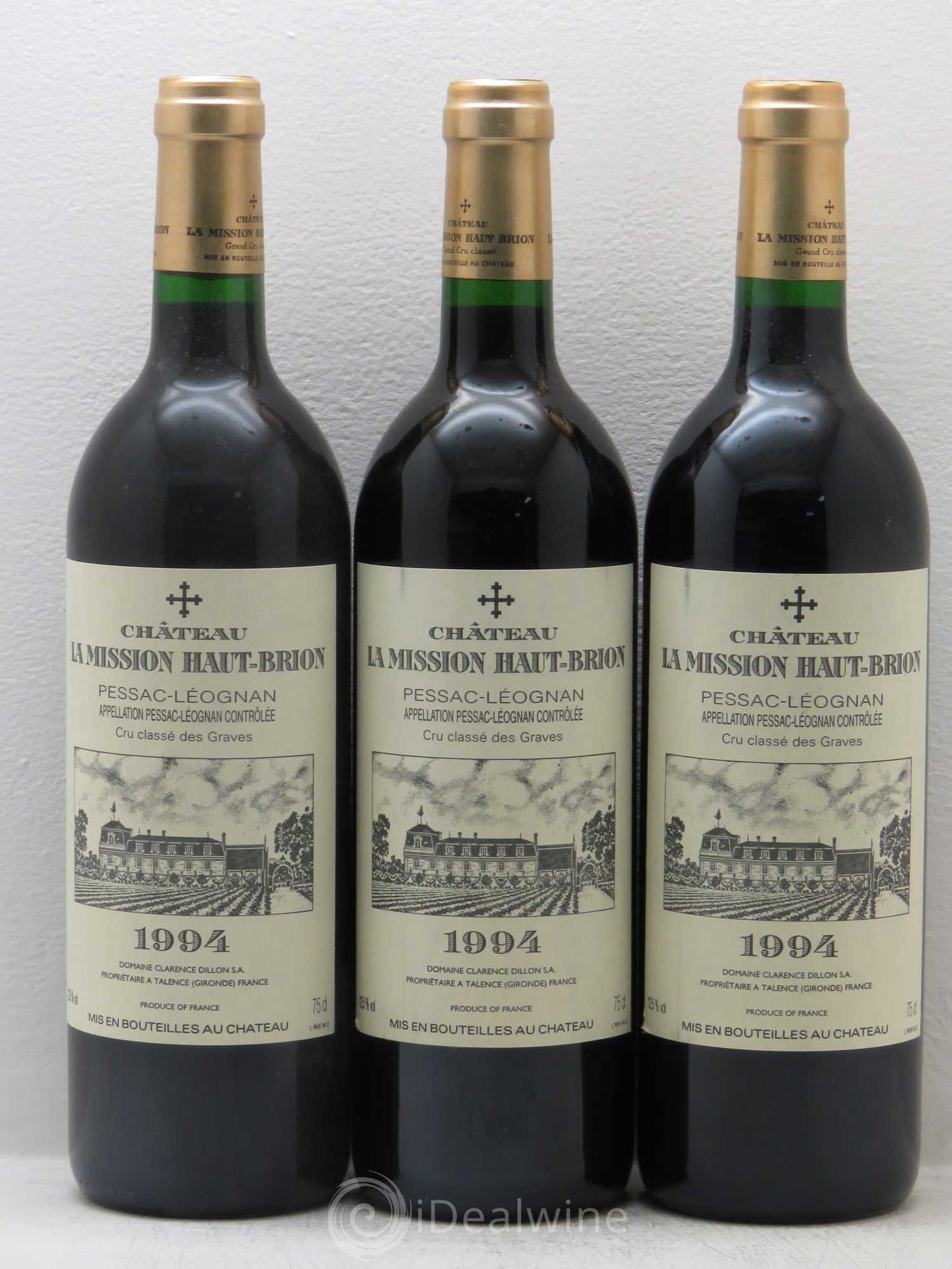 Château la Mission Haut-Brion Cru Classé de Graves 1994 - Lot de 12 bouteilles - 4