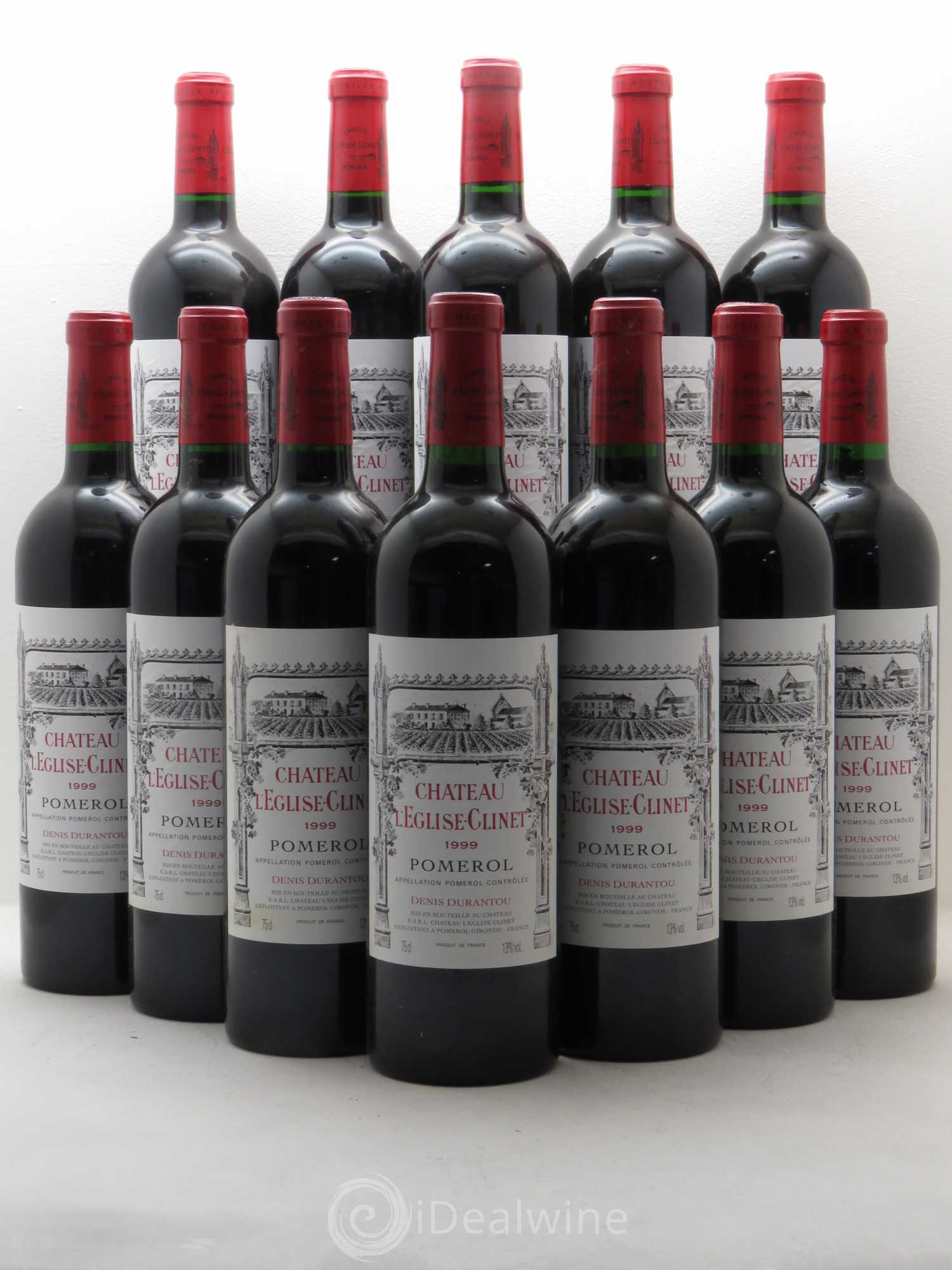 Château l' Église Clinet 1999 - Lot de 12 bouteilles - 0