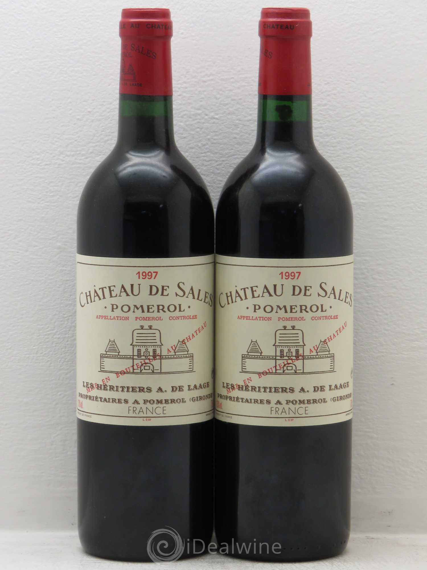 Château de Sales 1997 - Lot de 2 bouteilles - 0