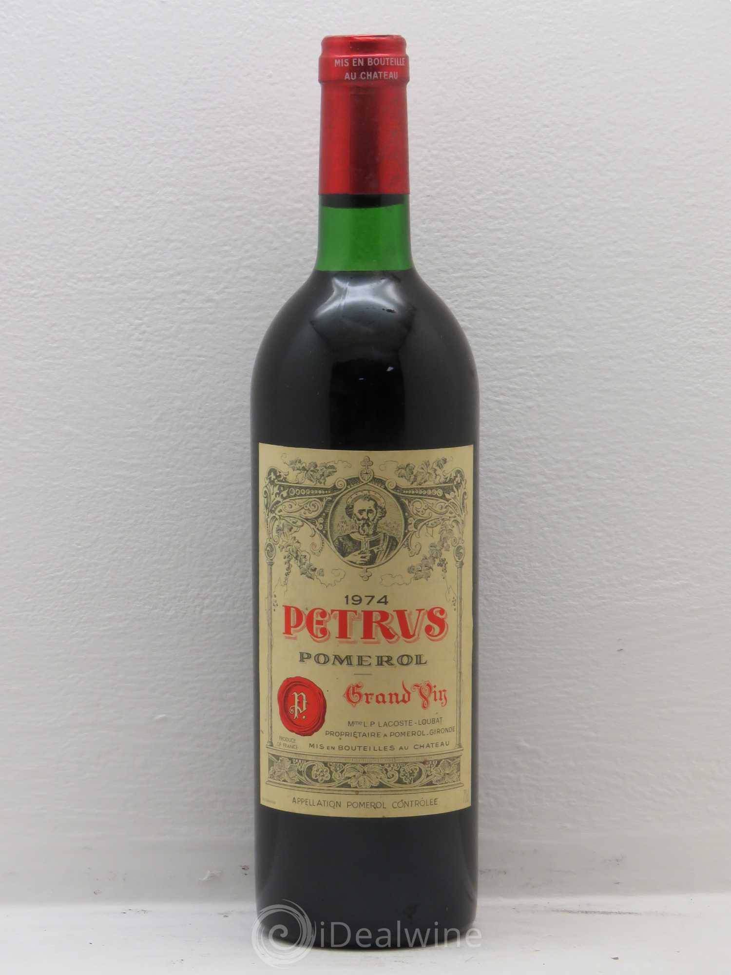 Petrus 1974 - Lot de 1 bouteille - 0