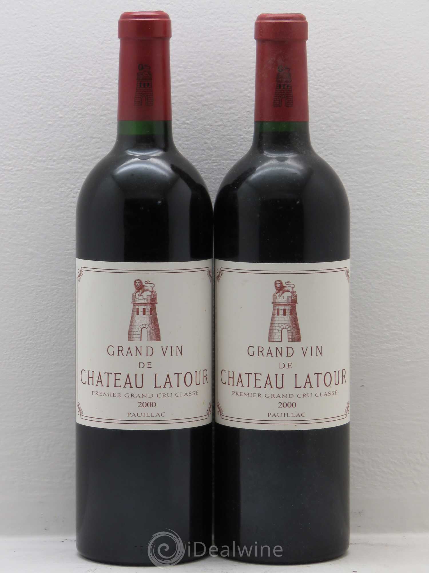 Château Latour 1er Grand Cru Classé 2000 - Lot de 2 bouteilles - 0