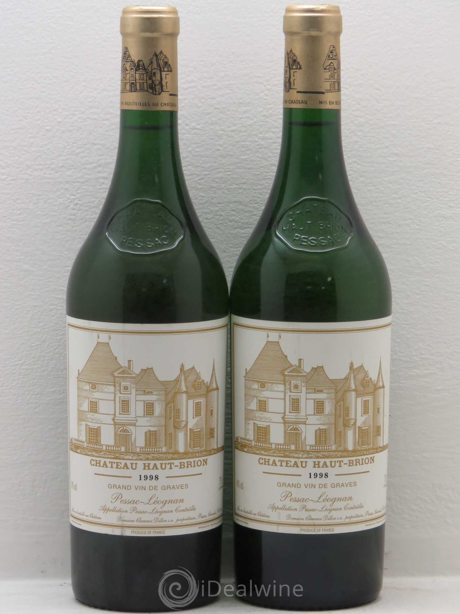 Château Haut Brion 1998 - Lot de 2 bouteilles - 0