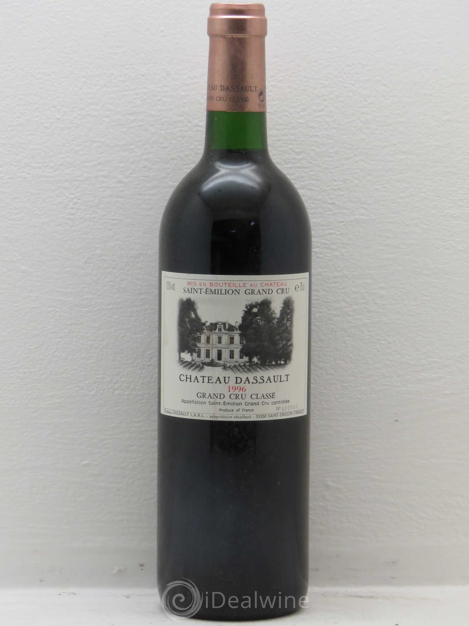 Château Dassault Grand Cru Classé 1996 - Lot de 12 bouteilles - 0