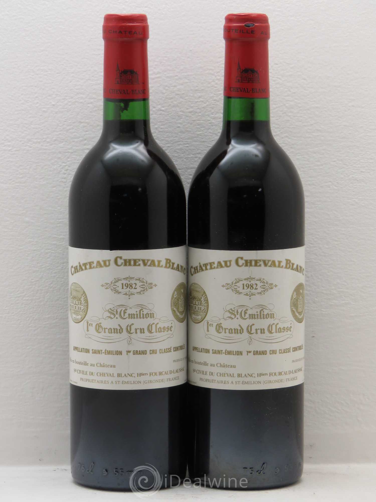 Château Cheval Blanc 1er Grand Cru Classé A 1982 - Lot de 2 bouteilles - 0