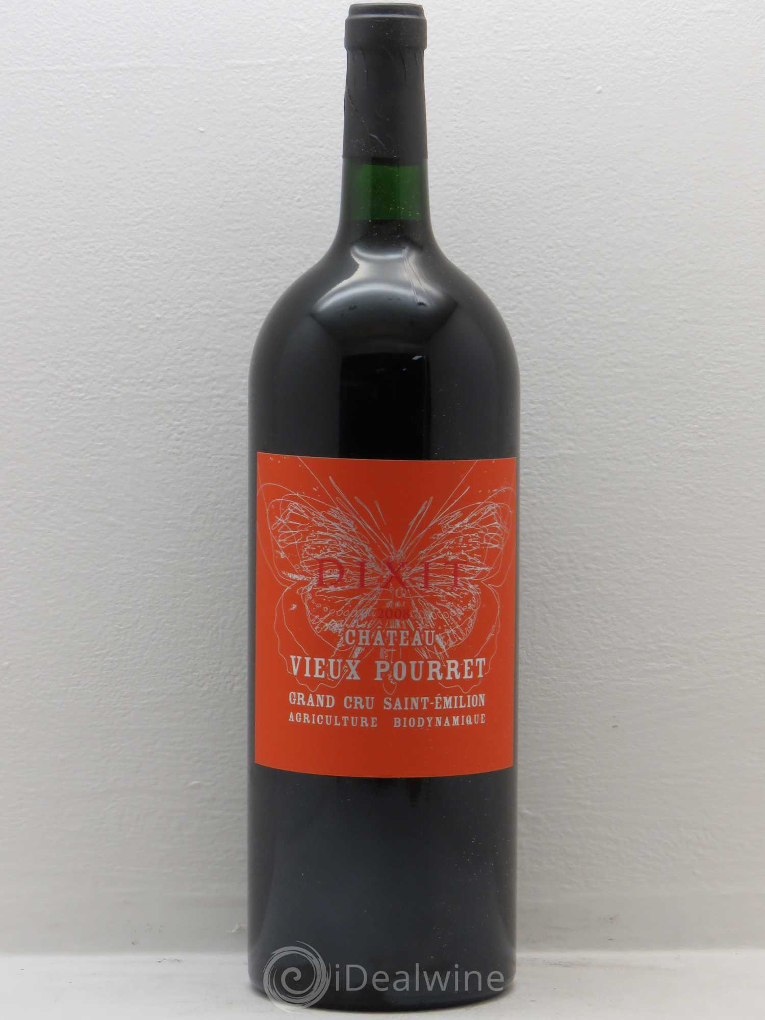 Saint-Émilion Château Vieux Pourret Cuvée Dixit 2008 - Posten von 6 Magnum - 0