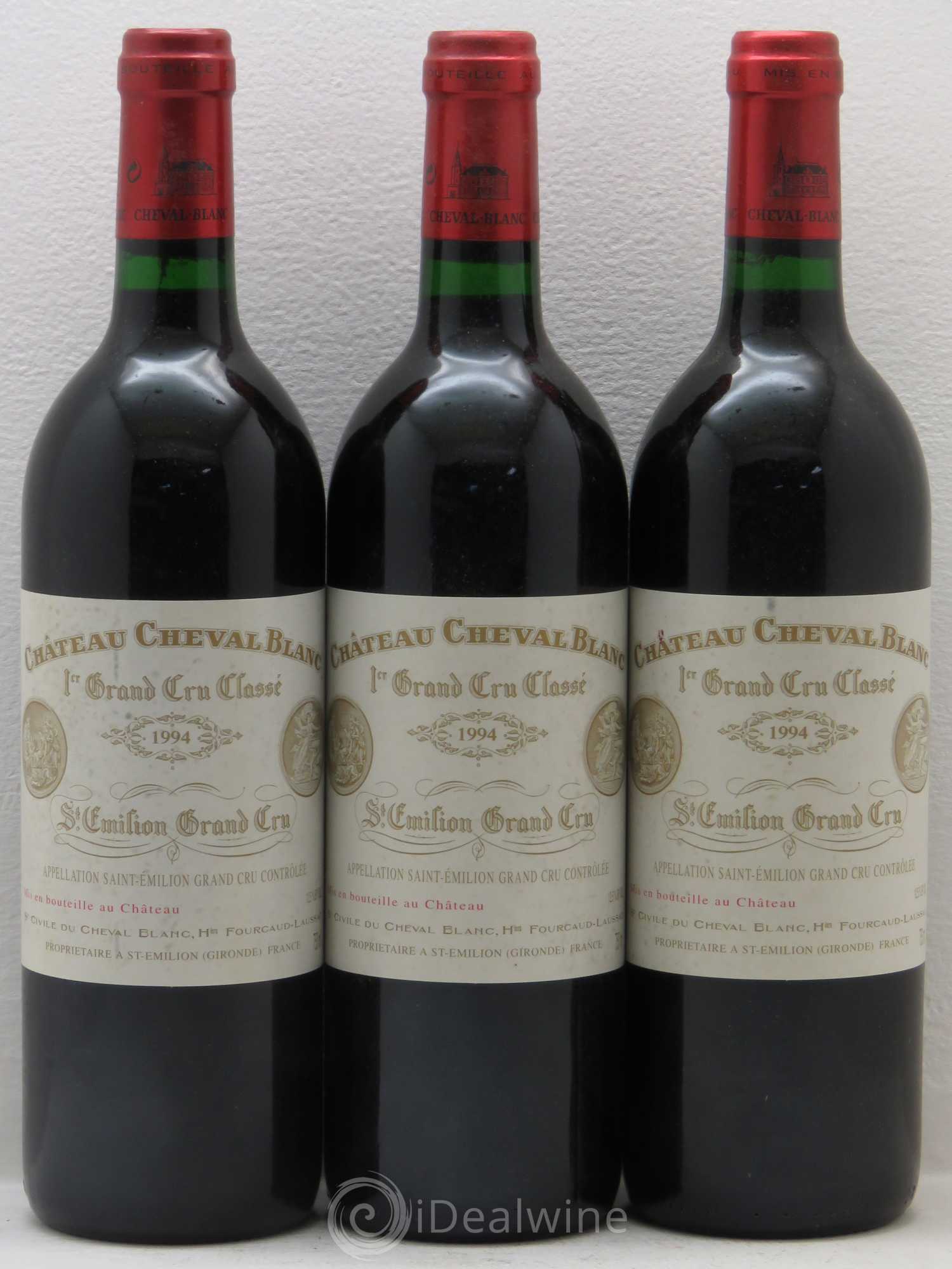 Château Cheval Blanc 1er Grand Cru Classé A 1994 - Lot de 6 bouteilles - 1