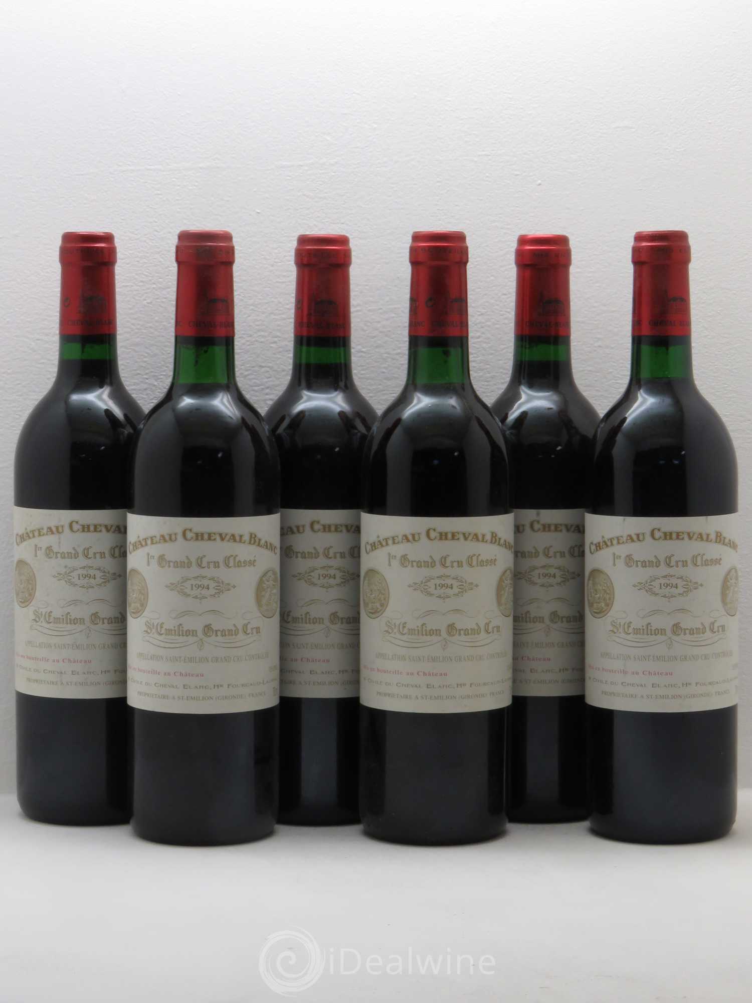 Château Cheval Blanc 1er Grand Cru Classé A 1994 - Lot de 6 bouteilles - 0