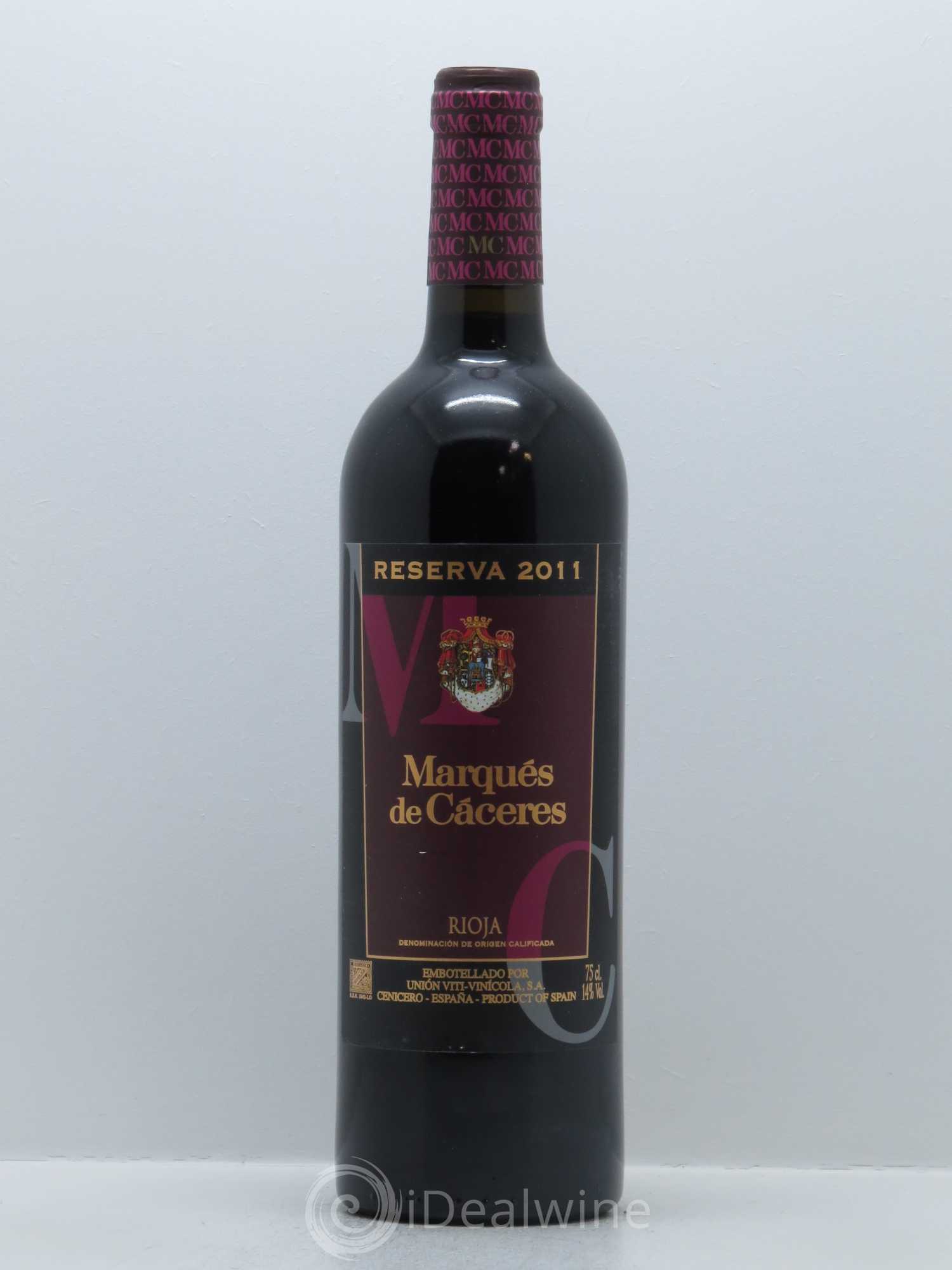 Rioja DOCA Reserva Marquès de Caceres 2011 - Lot de 1 bouteille - 0