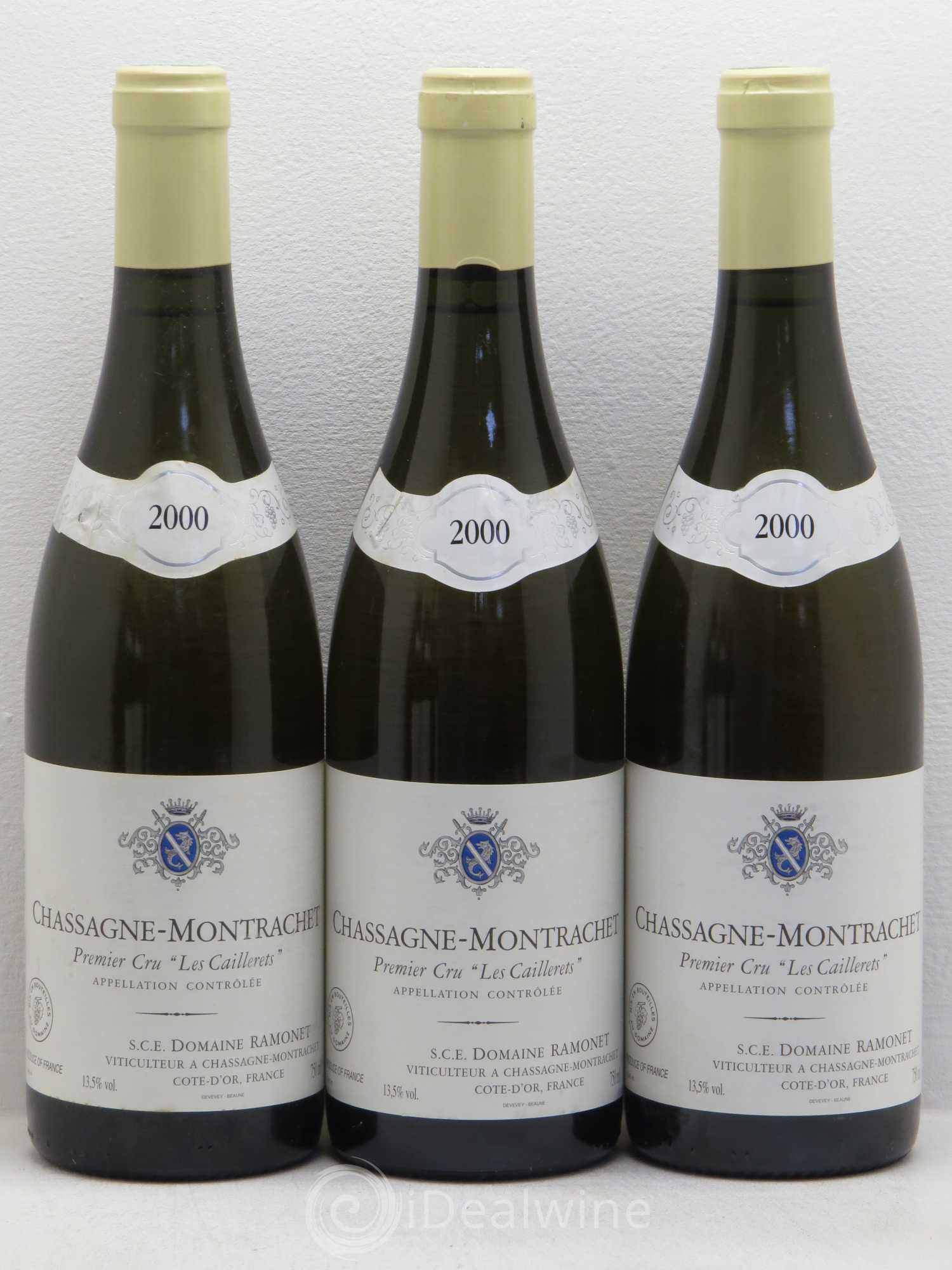 Chassagne-Montrachet 1er Cru 2000 - Lot de 12 bouteilles - 1