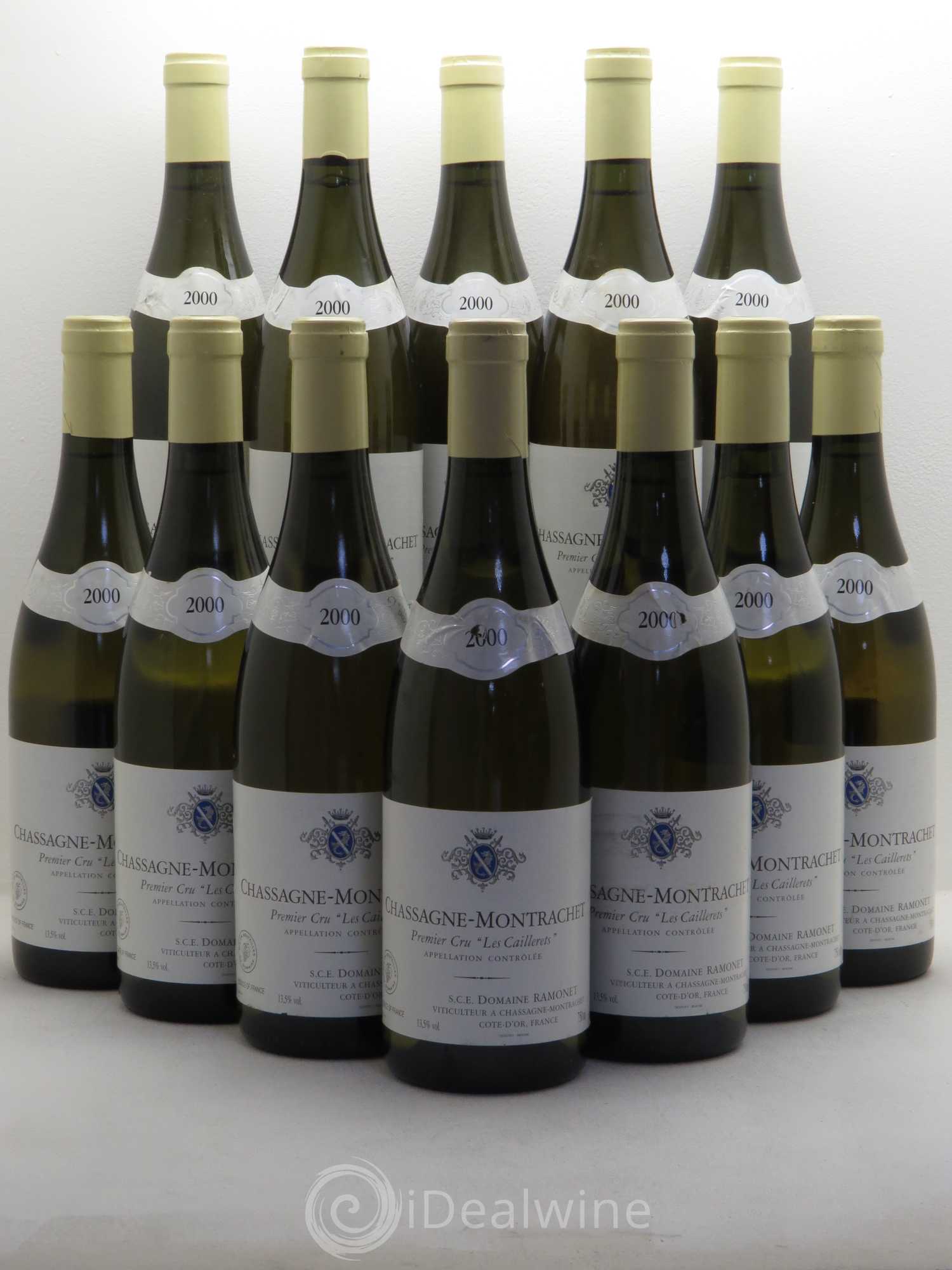 Chassagne-Montrachet 1er Cru 2000 - Lot de 12 bouteilles - 0