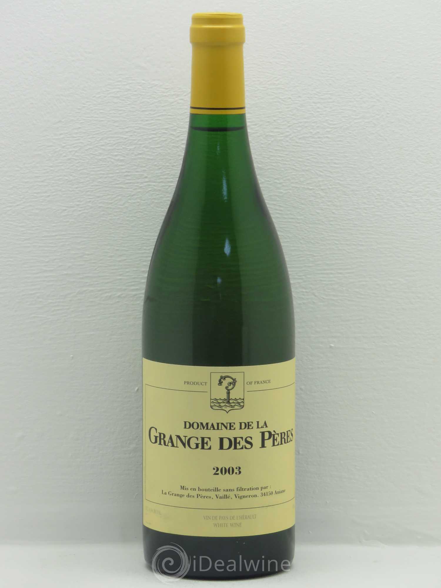 Pays d'Hérault Grange des Pères Laurent Vaillé (sans prix de réserve) 2003 - Lot de 1 bouteille - 0