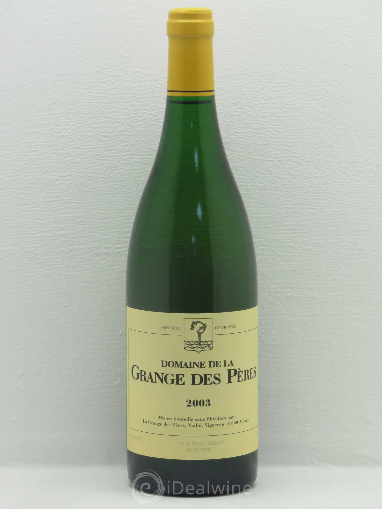 Pays d'Hérault Grange des Pères Laurent Vaillé 2003 - Lot de 1 bouteille - 0