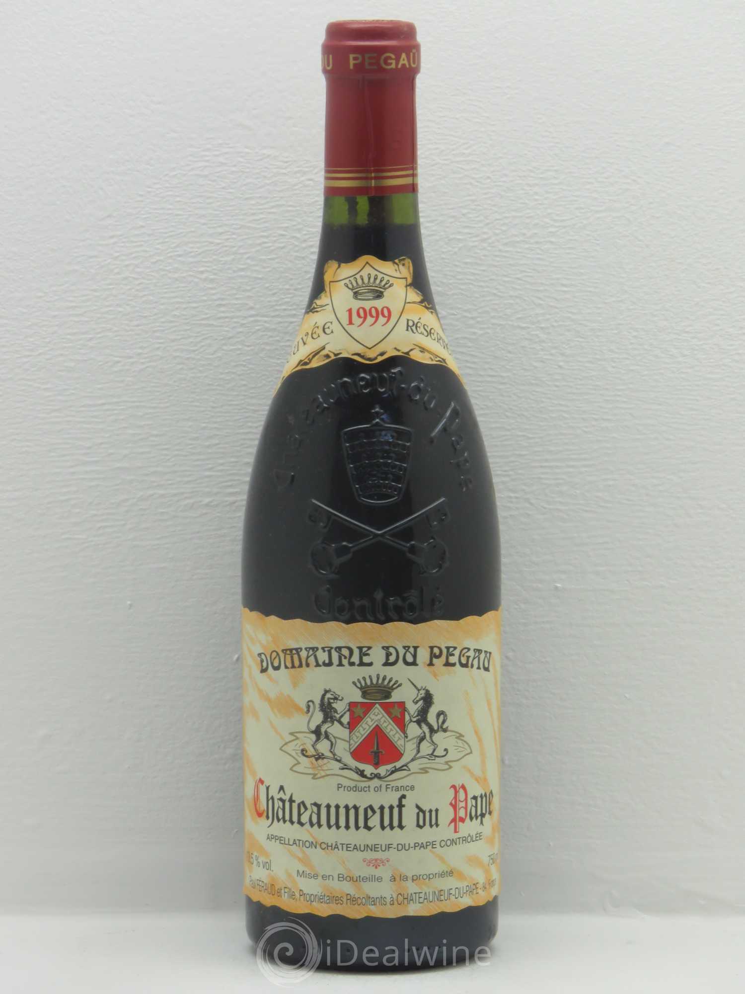 Châteauneuf-du-Pape Domaine du Pégau Cuvée Réservée Paul et Laurence Féraud 1999 - Lot de 1 bouteille - 0