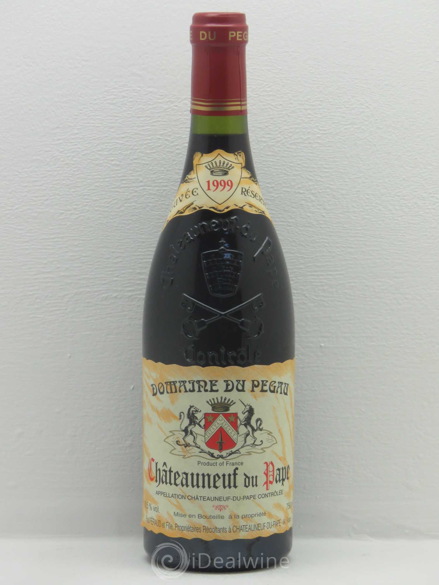 Châteauneuf-du-Pape Domaine du Pégau Cuvée Réservée Paul et Laurence Féraud 1999 - Lot de 1 bouteille - 0