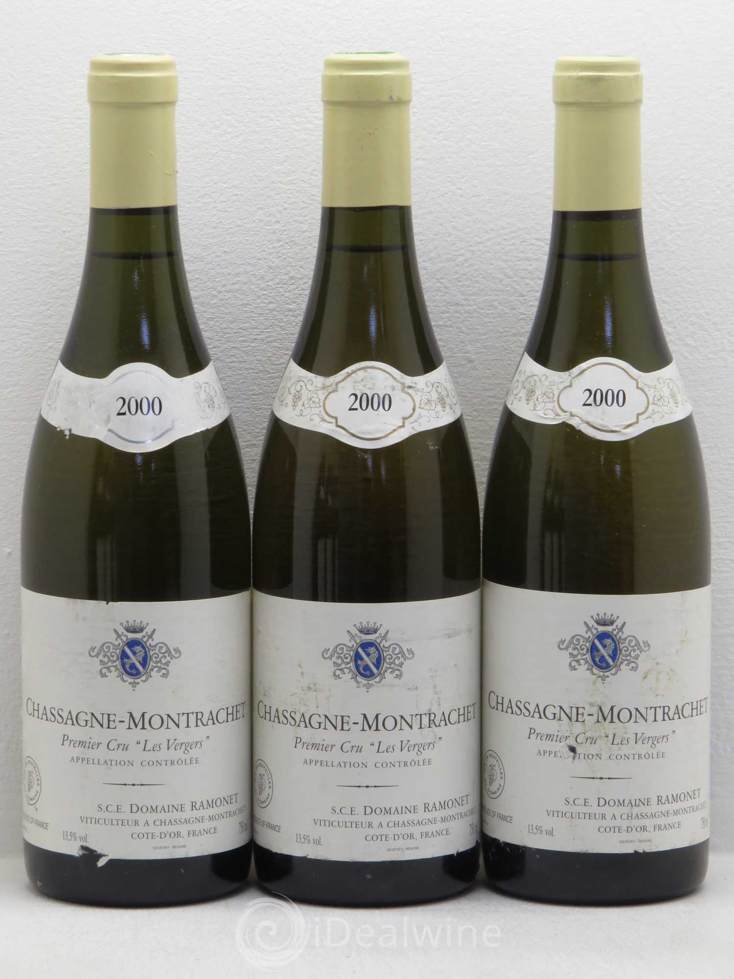 Chassagne-Montrachet 1er Cru Les Vergers Ramonet (Domaine) 2000 - Lot de 6 bouteilles - 1