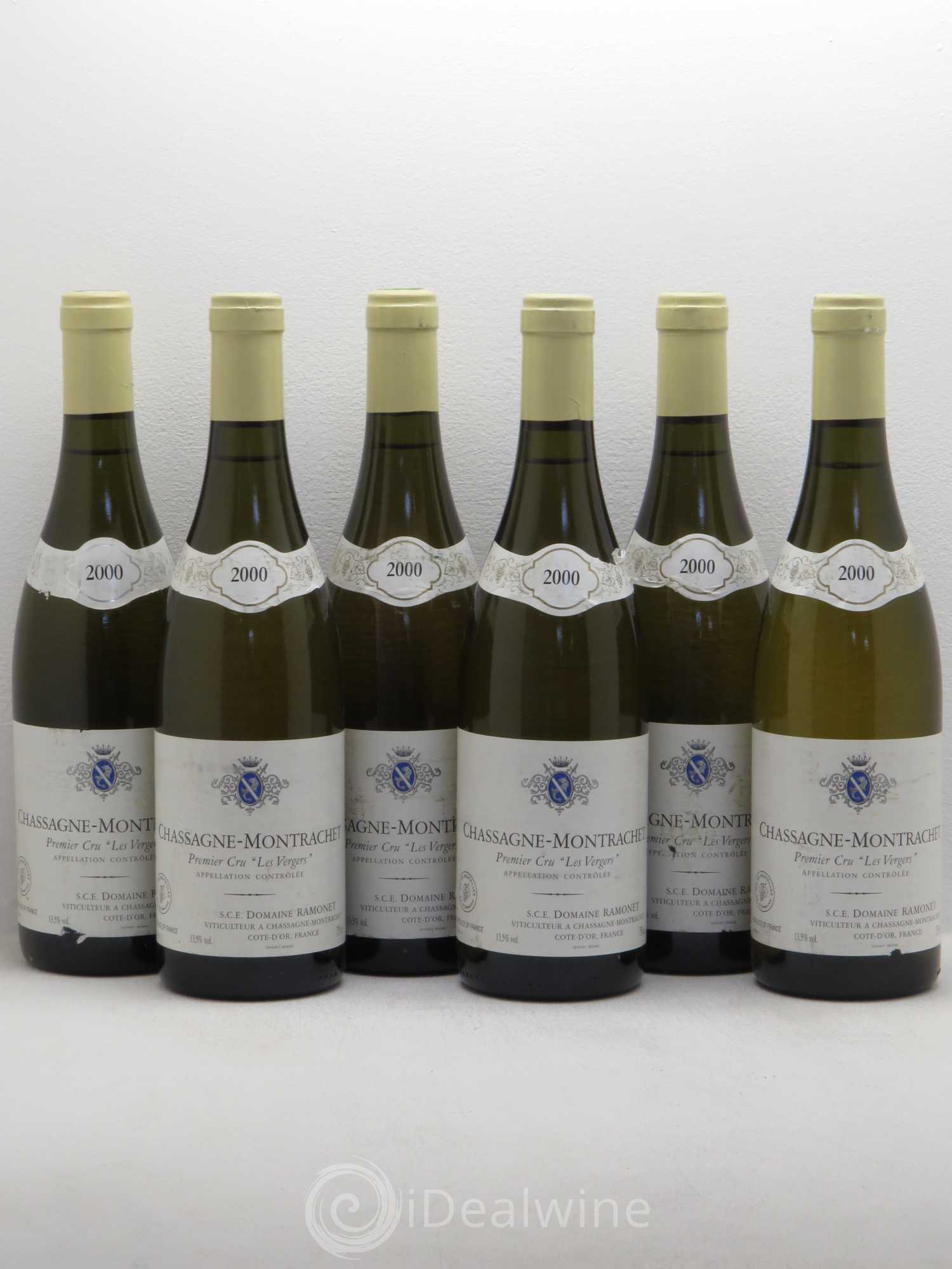 Chassagne-Montrachet 1er Cru Les Vergers Ramonet (Domaine) 2000 - Lot de 6 bouteilles - 0
