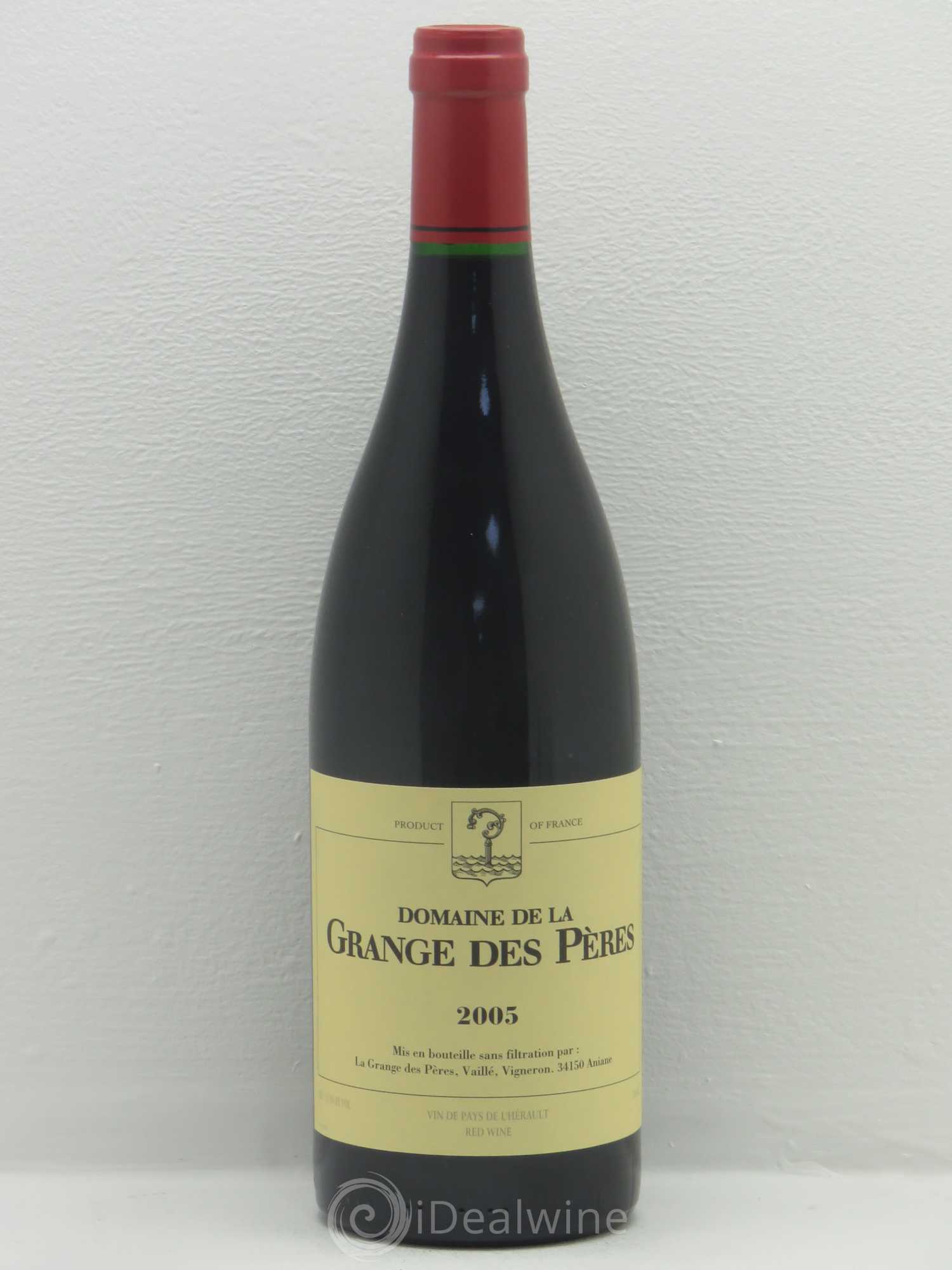 Pays d'Hérault Grange des Pères Laurent Vaillé 2005 - Lot de 1 bouteille - 0