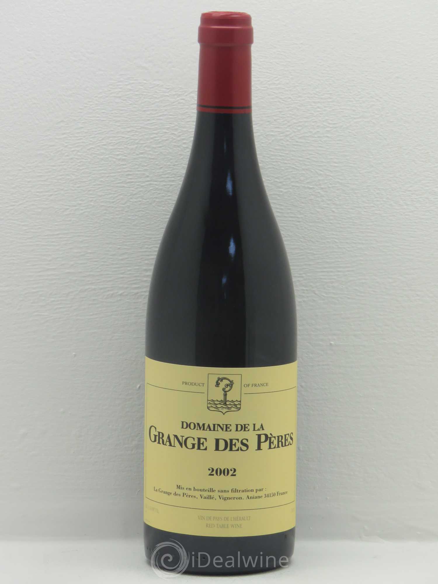 Pays d'Hérault Grange des Pères Laurent Vaillé 2002 - Lot de 1 bouteille - 0