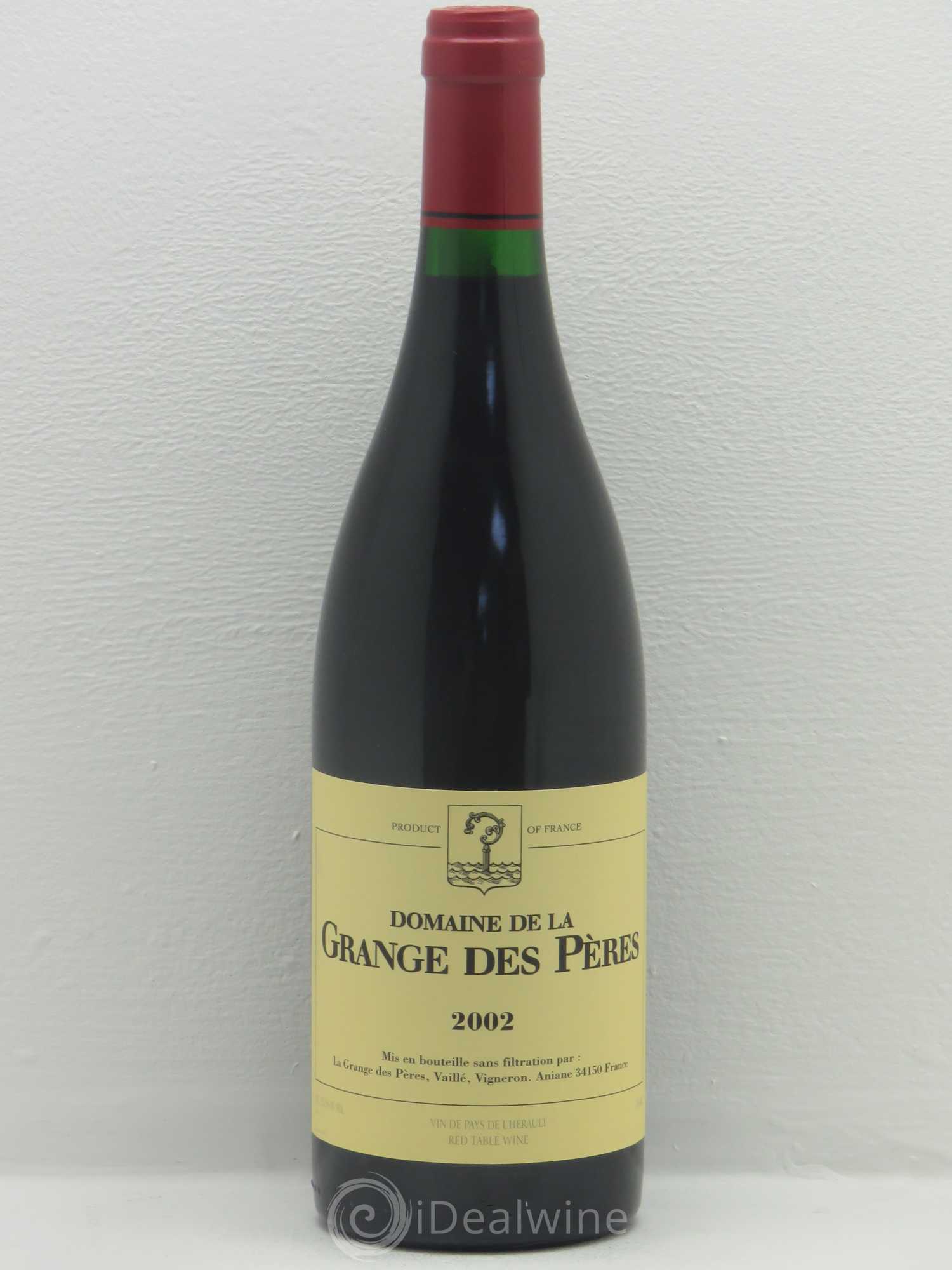 Pays d'Hérault Grange des Pères Laurent Vaillé 2002 - Lot de 1 bouteille - 0